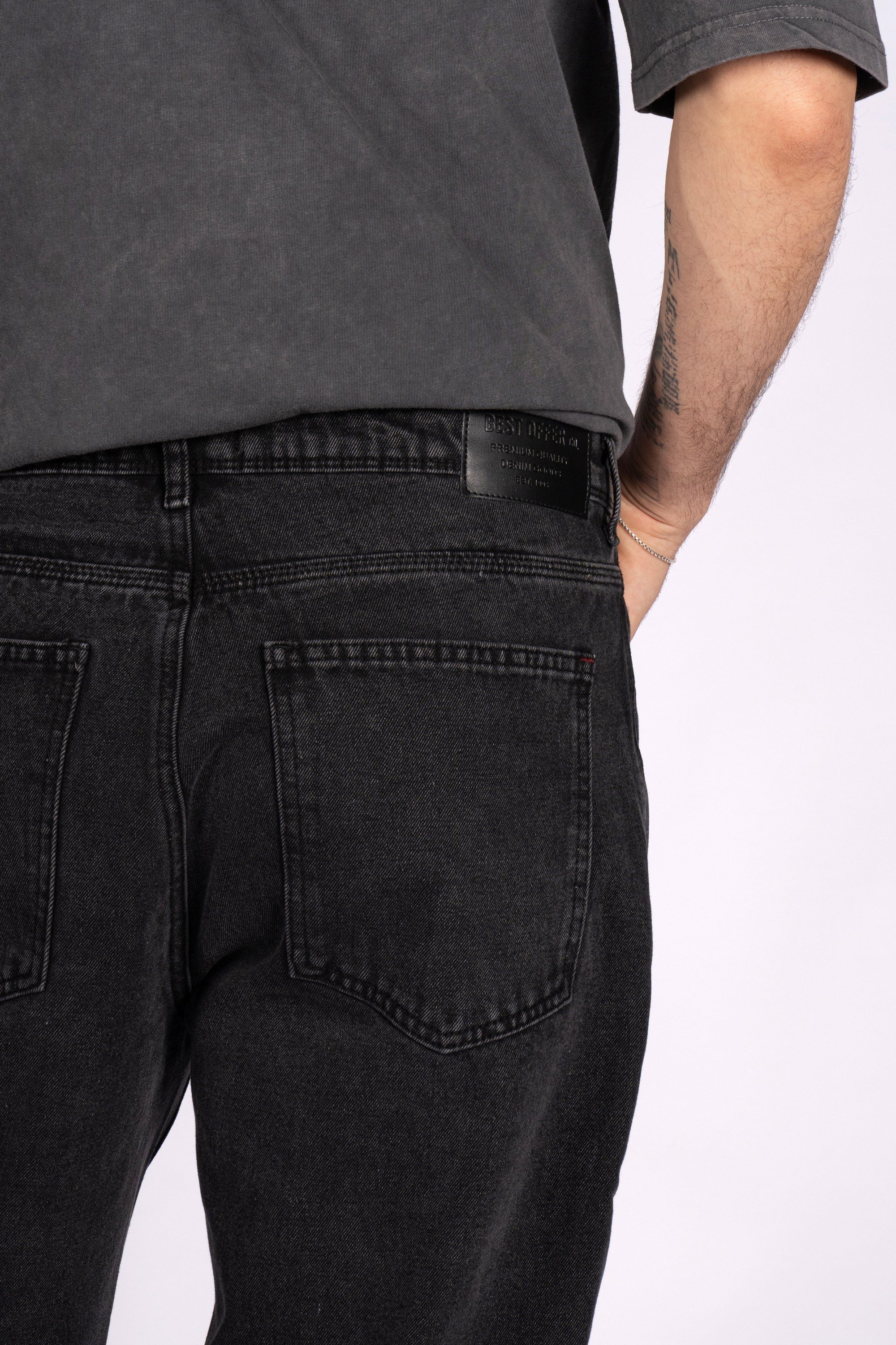 Freedom Slouch Baggy Fit Siyah Rodeo Erkek Denim Pantolon