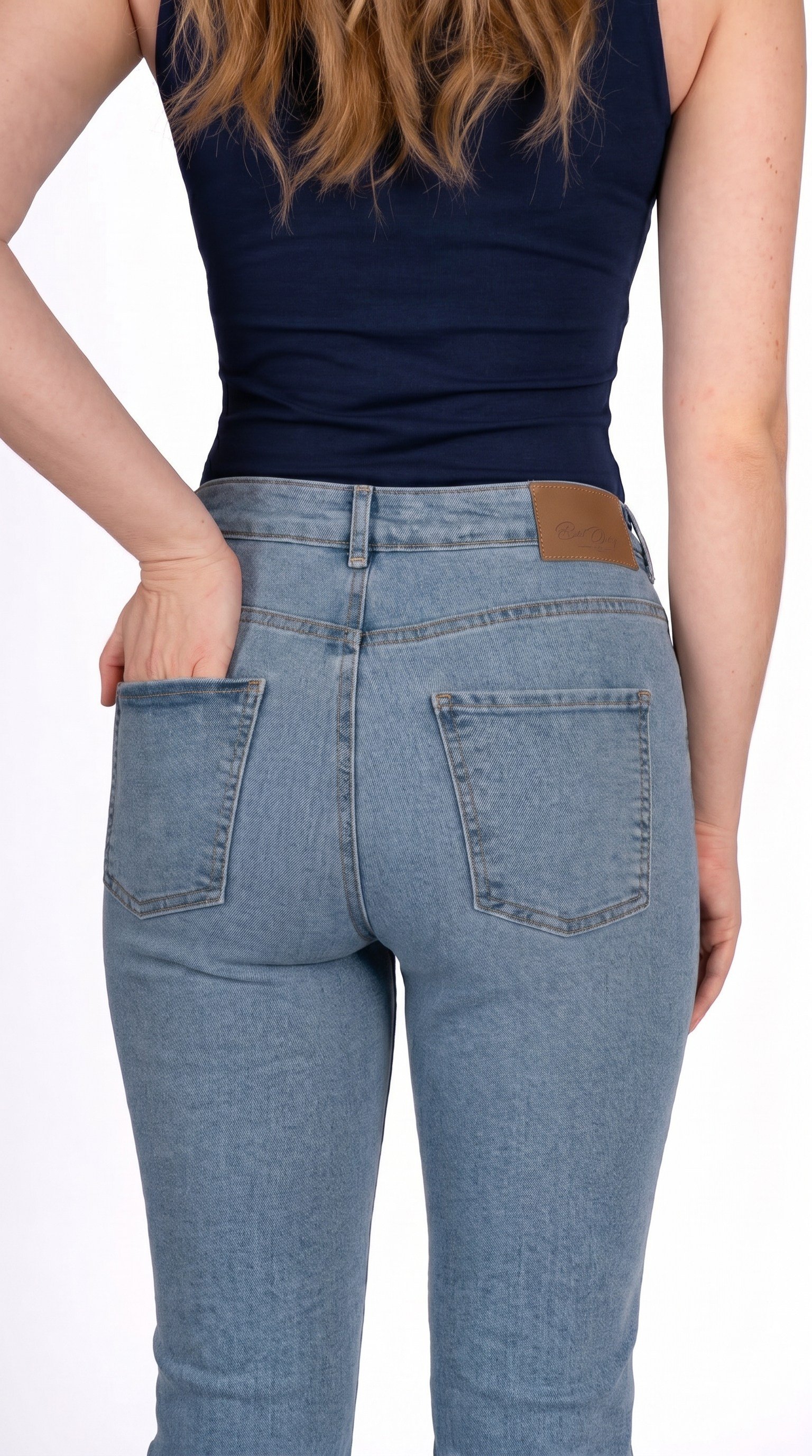 Mom Chic Light Rodeo Kadın Jean Pantolon