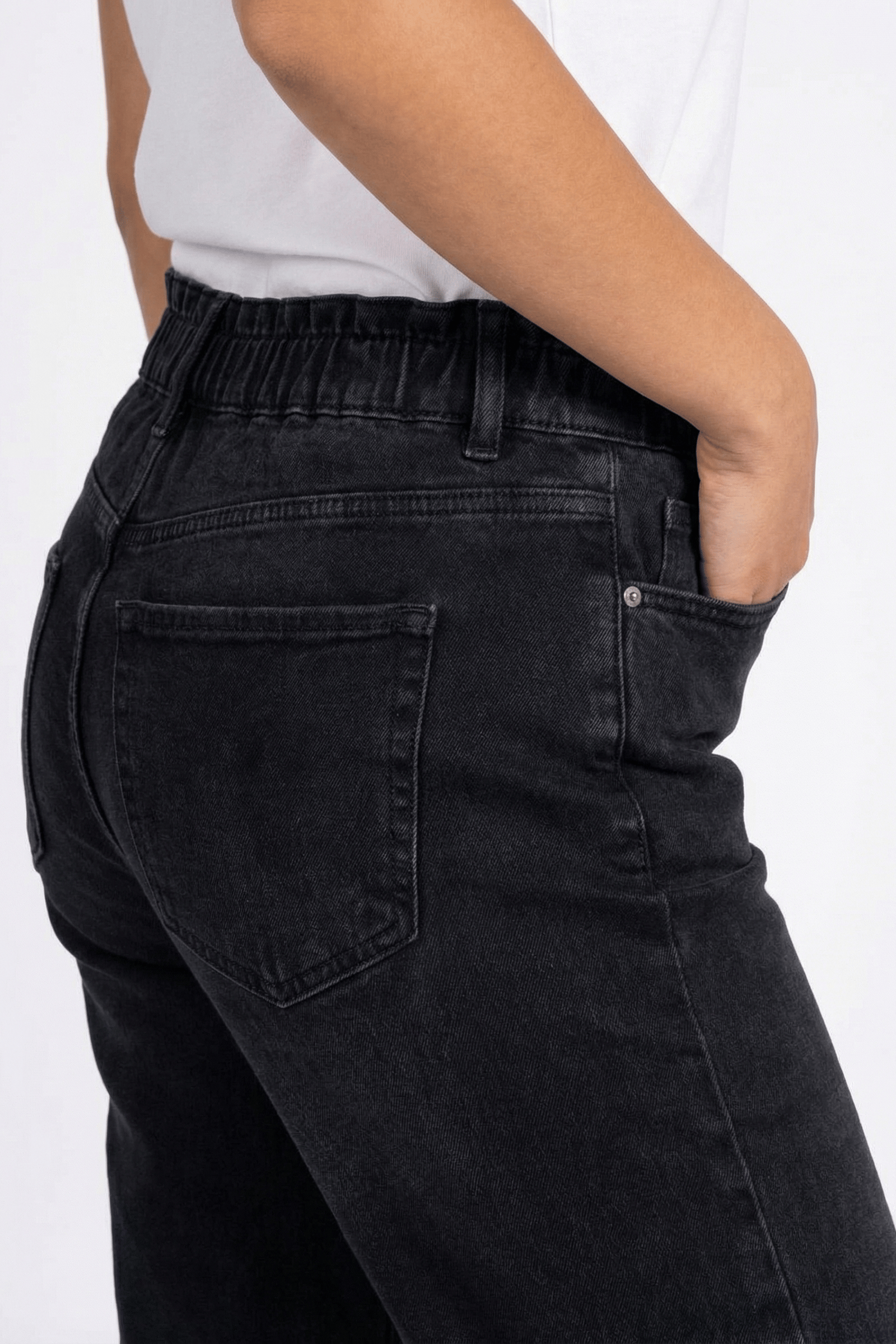 Paperbag Charm Black Rodeo Kadın Jean Pantolon