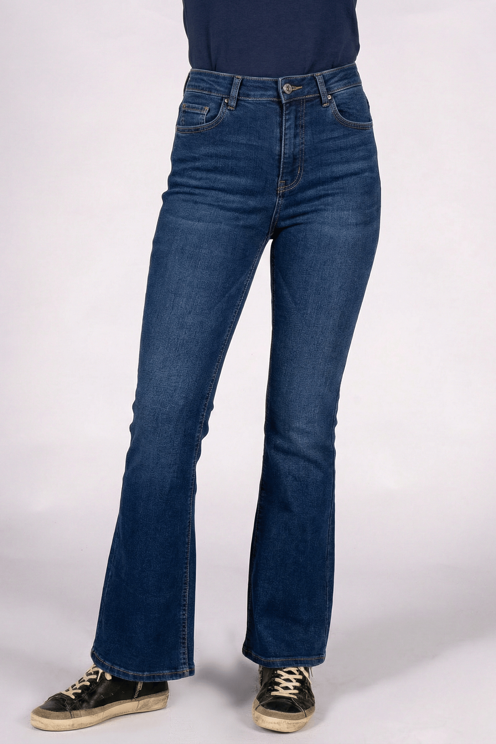 Retro Flare Dark Rodeo Kadın Jean Pantolon