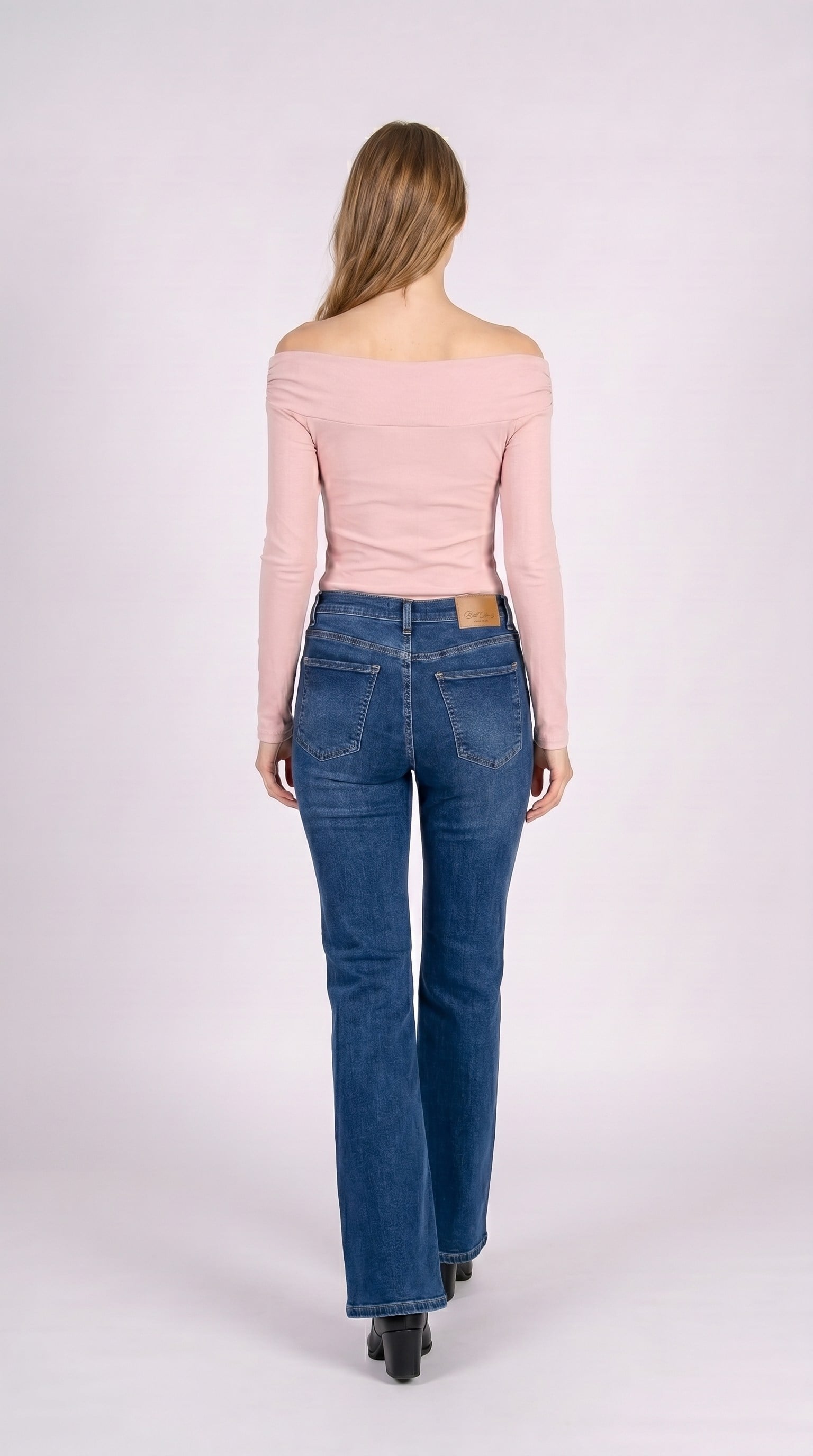 Retro Flare Dark Rodeo Kadın Jean Pantolon