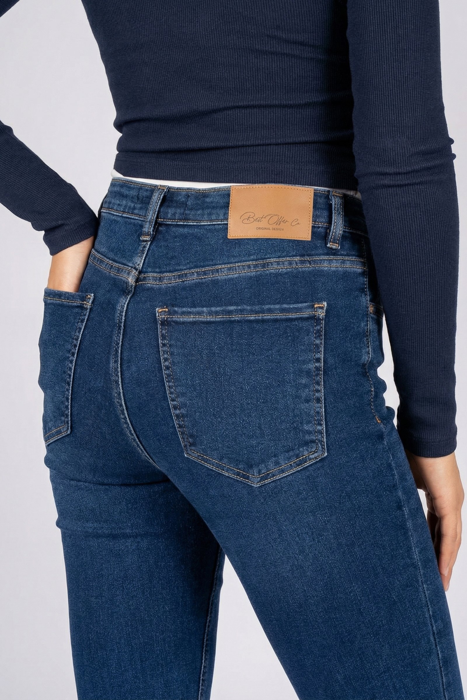 Retro Flare Dark Rodeo Kadın Jean Pantolon