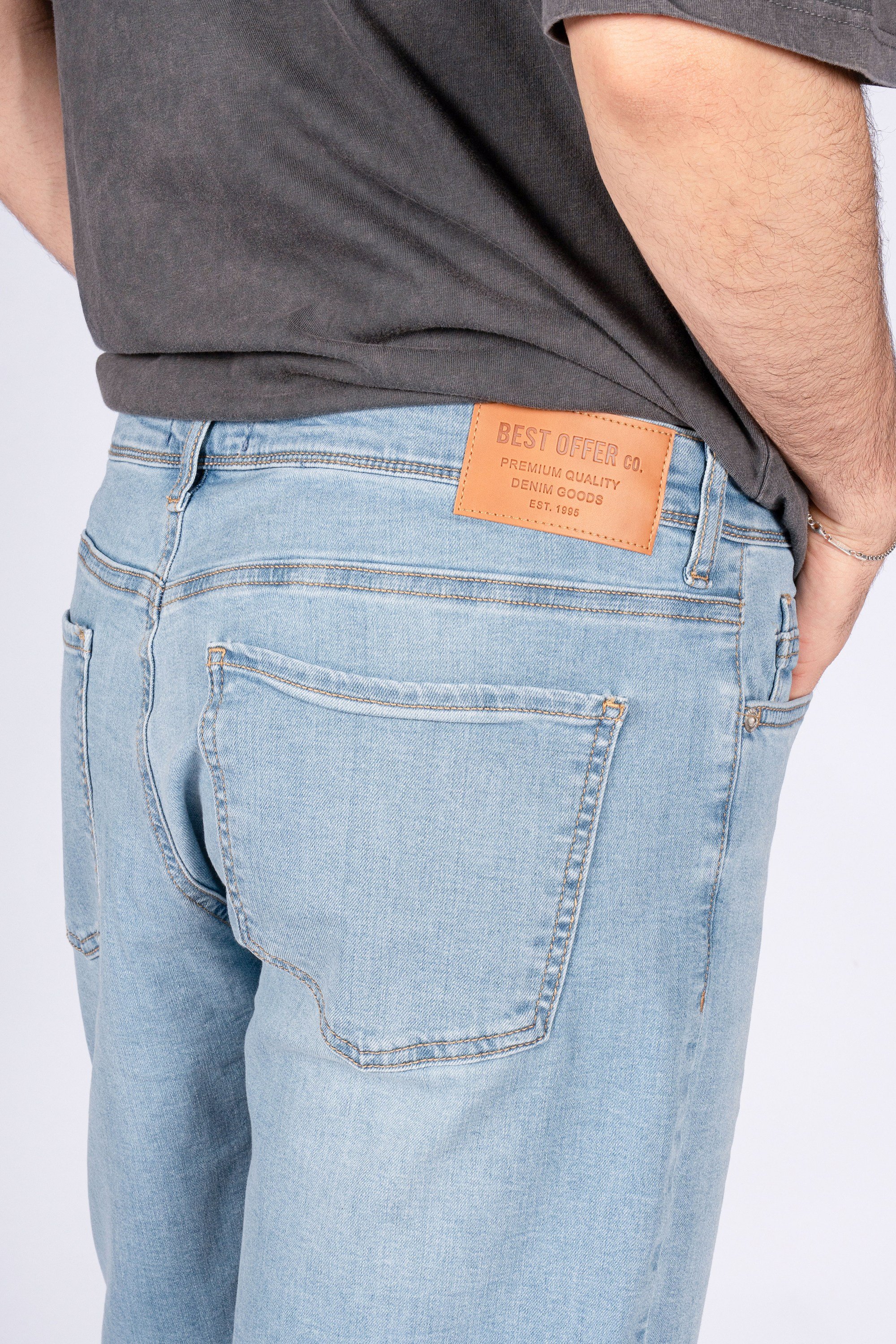 Summer Nomad Normal Kalıp Açık Indigo Erkek Denim Şort