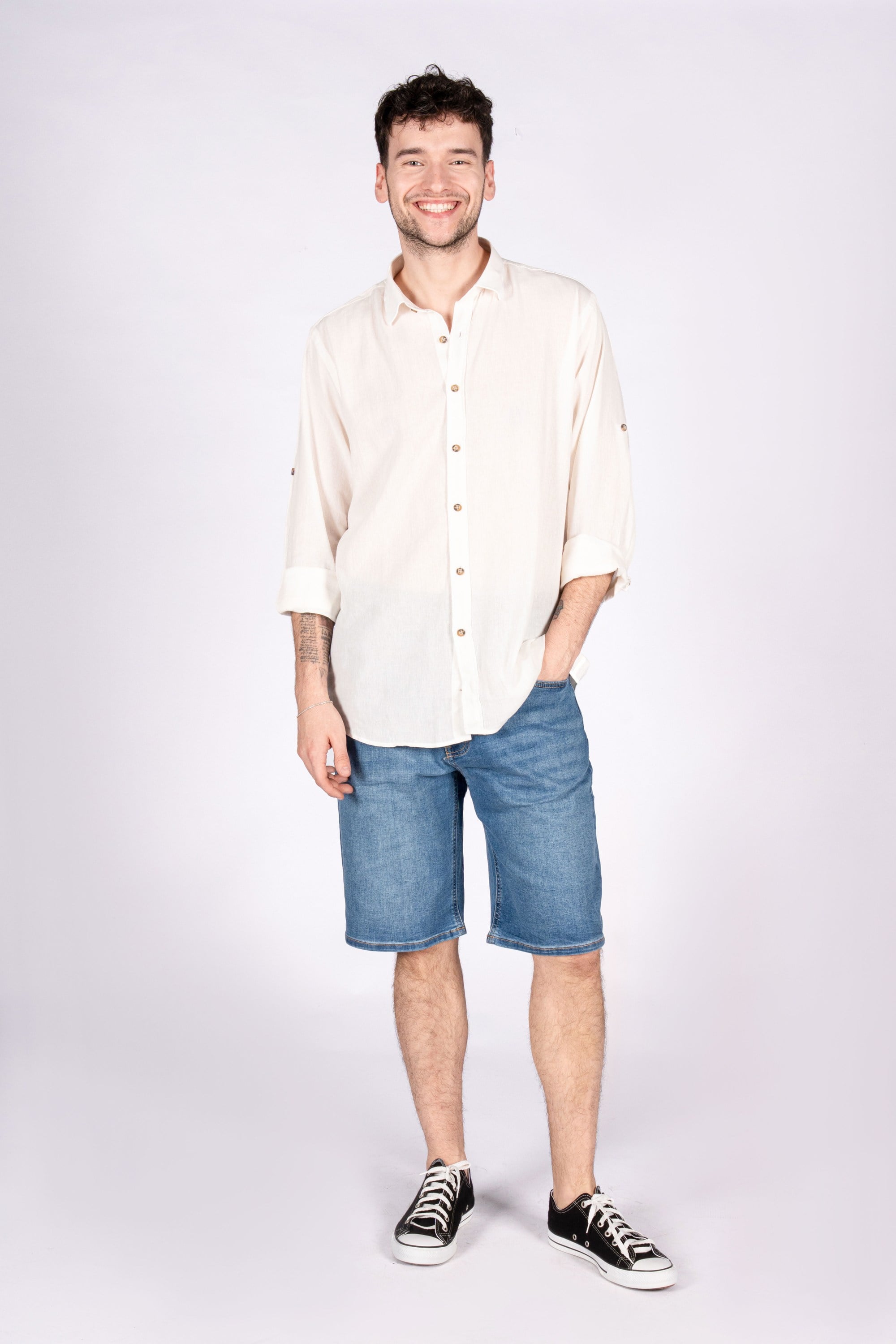 Summer Nomad Normal Kalıp Indigo Erkek Denim Şort