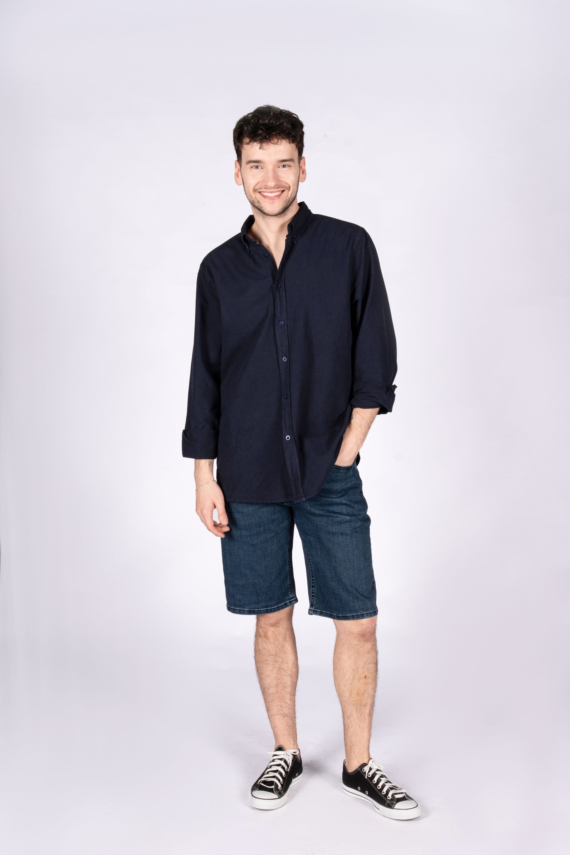 Summer Nomad Normal Kalıp Koyu Lacivert Erkek Denim Şort
