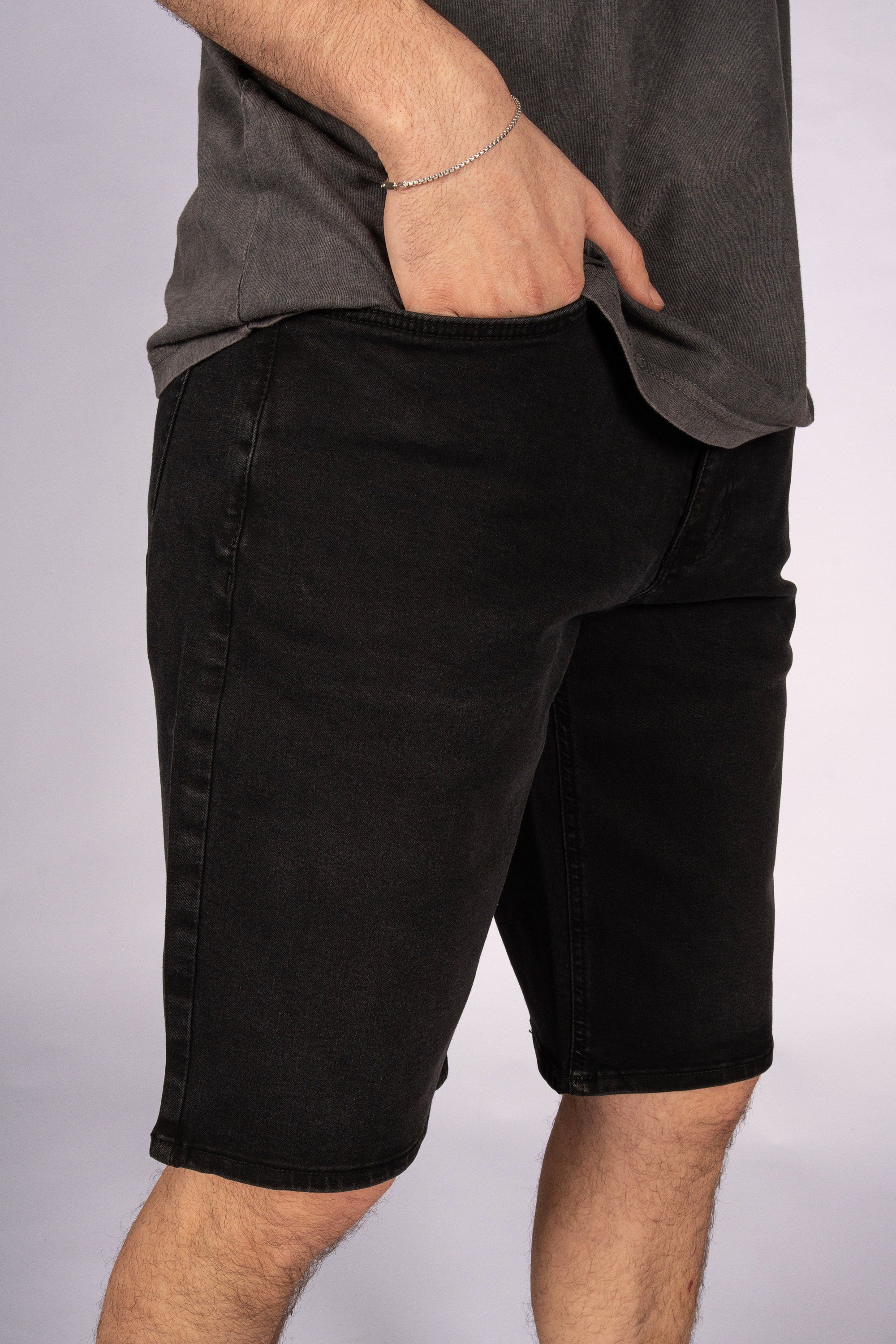 Summer Nomad Normal Kalıp Siyah Erkek Denim Şort