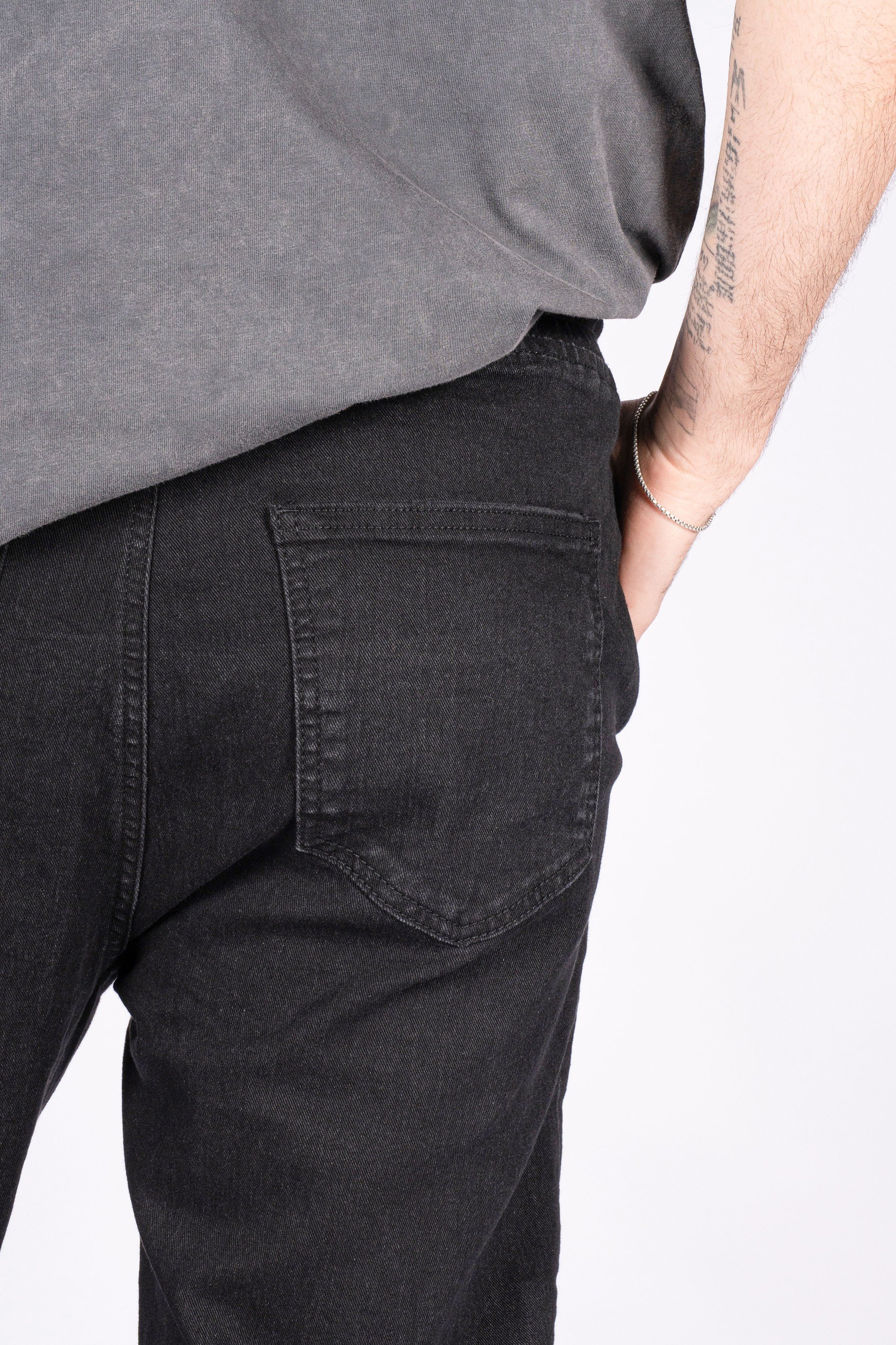 Urban Comfy Jogger Kalıp Siyah Erkek Jean Pantolon