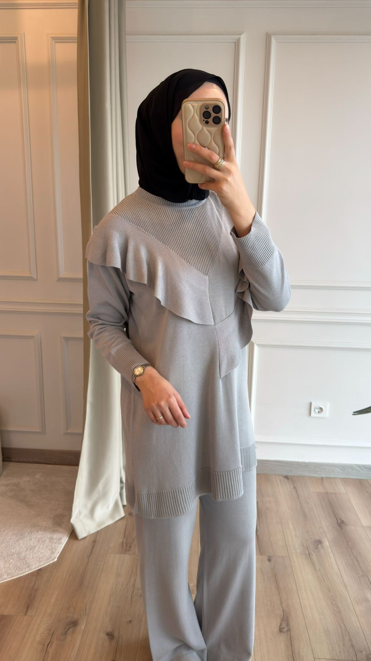 Gri Triko Takım