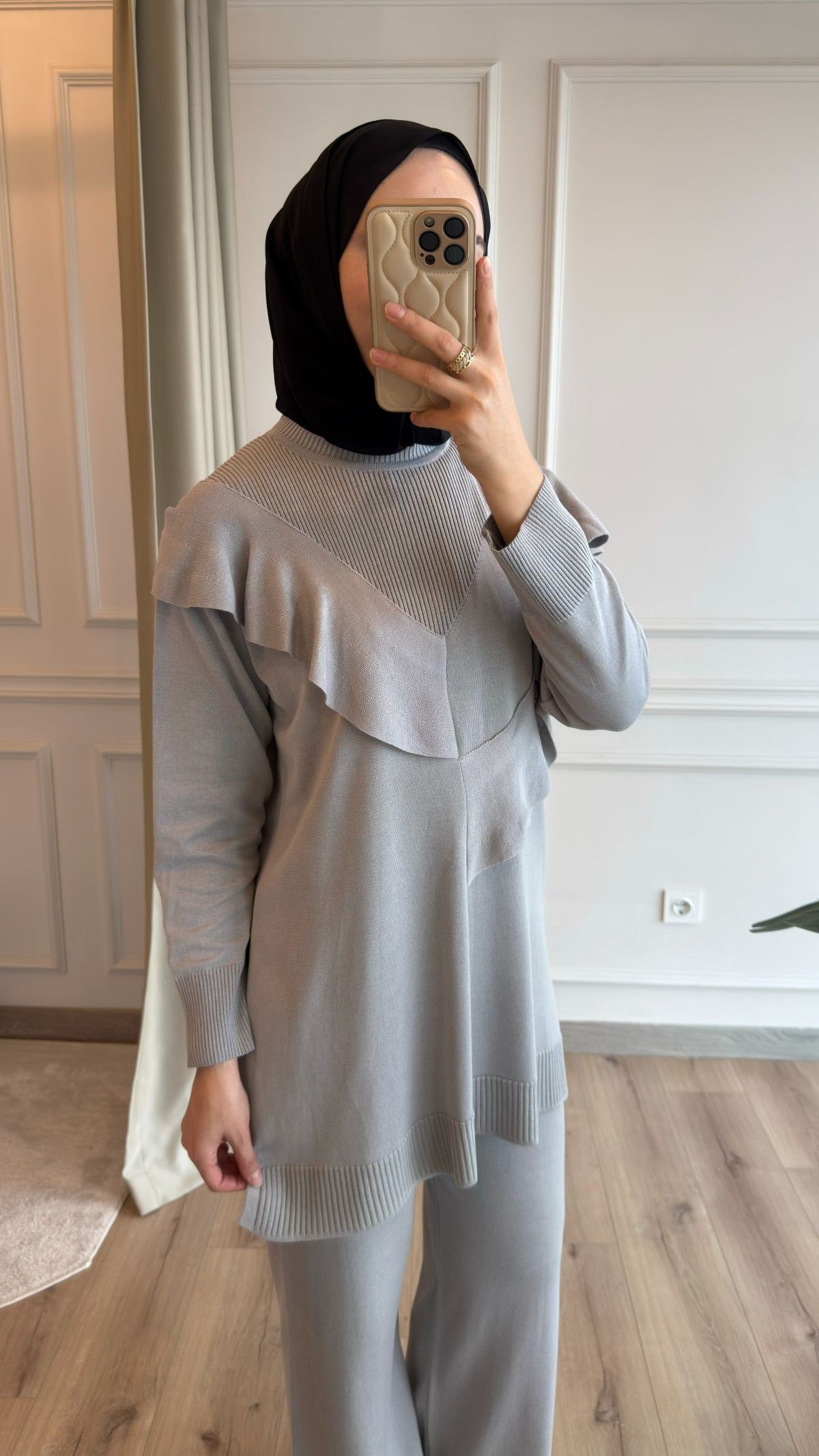 Gri Triko Takım