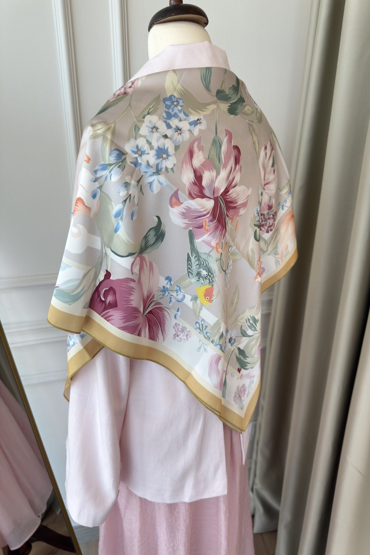 Heloria Pastel Garden Eşarp