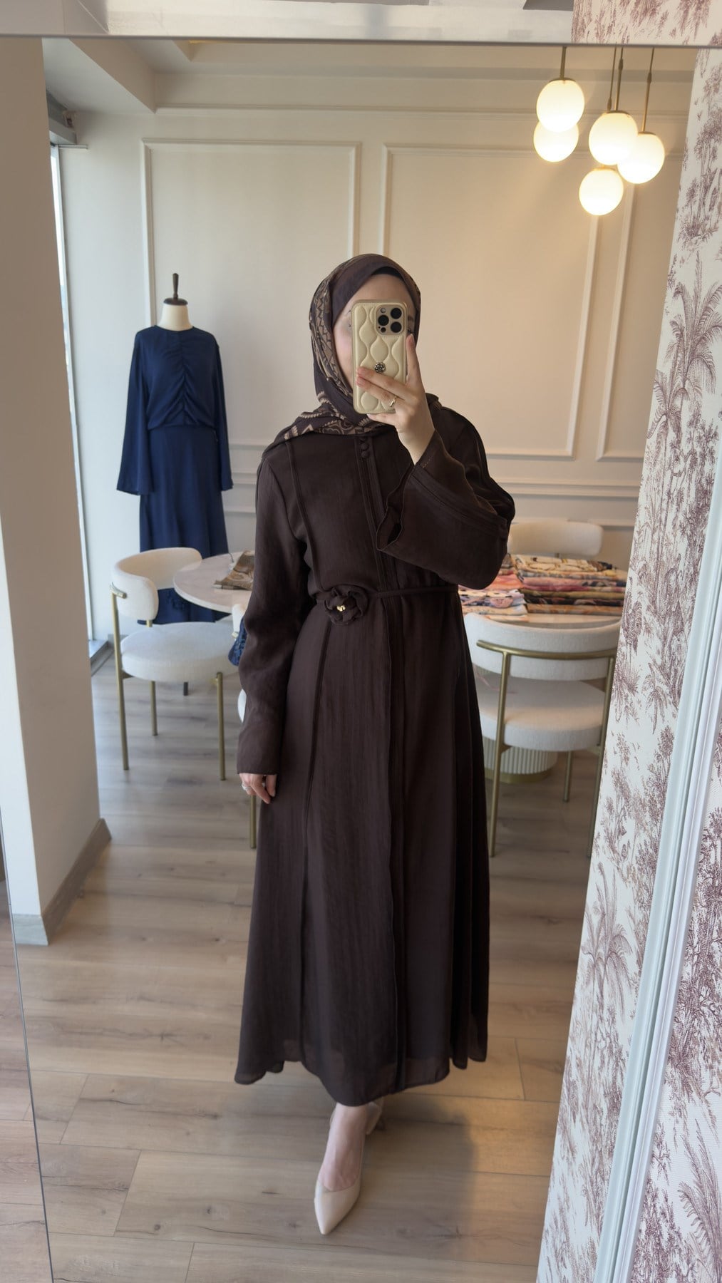 Kahve Mira Elbise