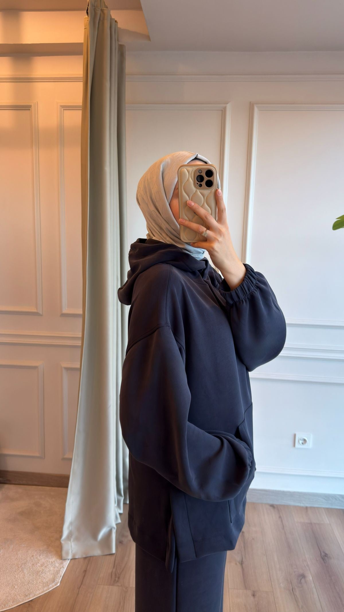 Lacivert Kapüşonlu Oysho Takım