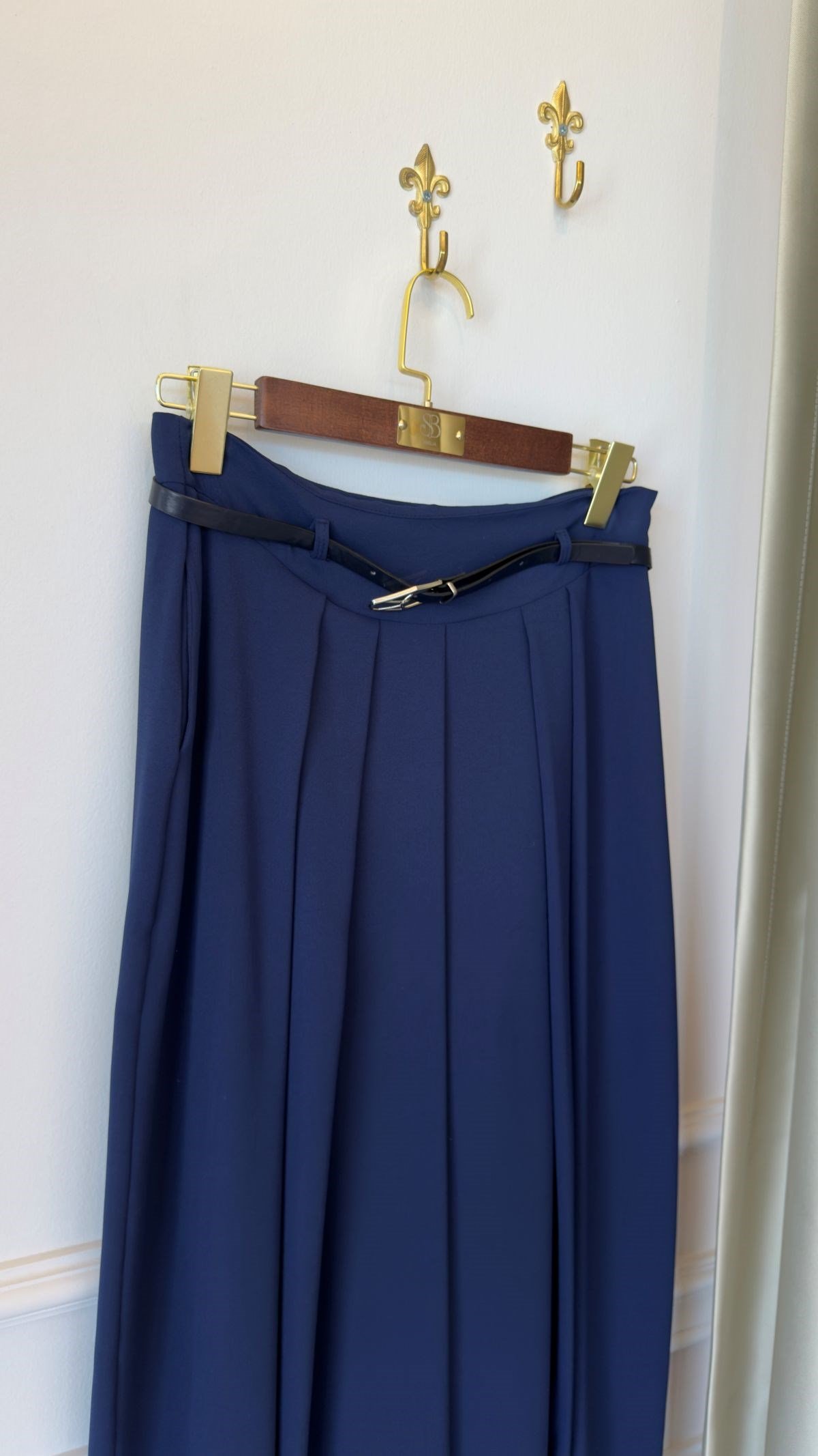 Lacivert Pantolon Etek 