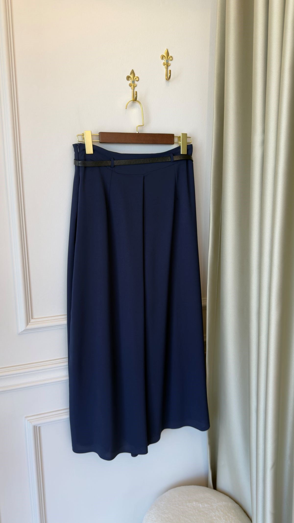 Lacivert Pantolon Etek 