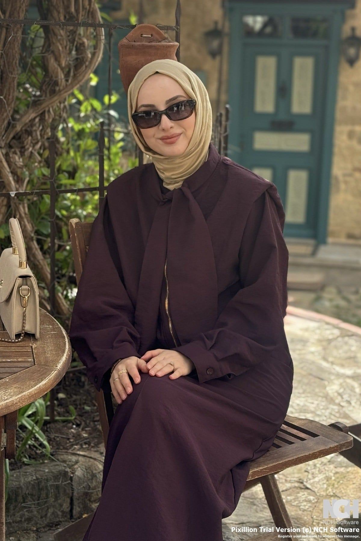 Mürdüm Ceketli Takım