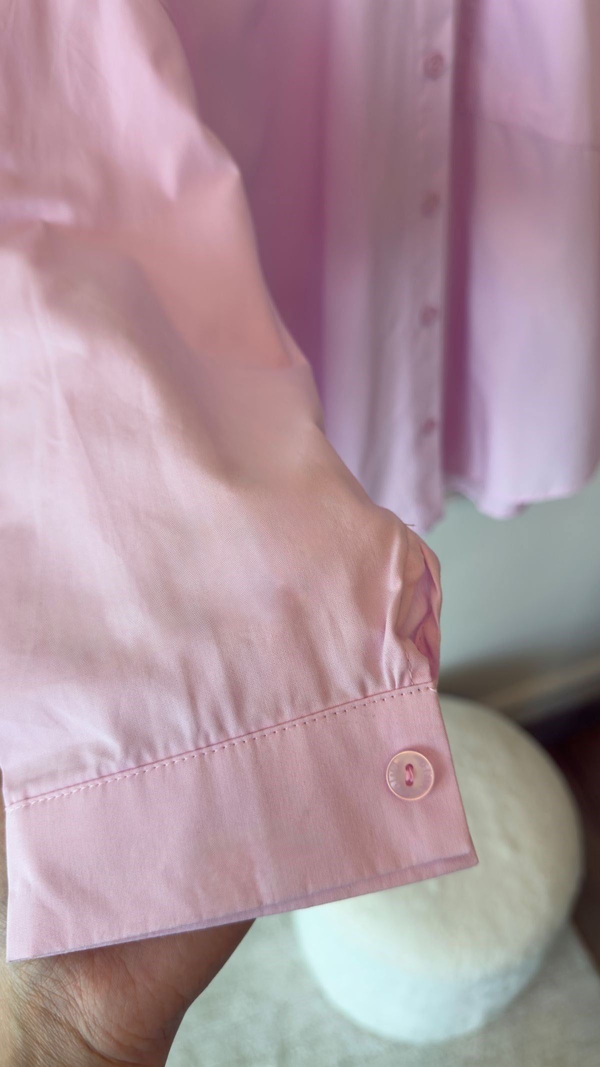 Pembe Oversize Gömlek