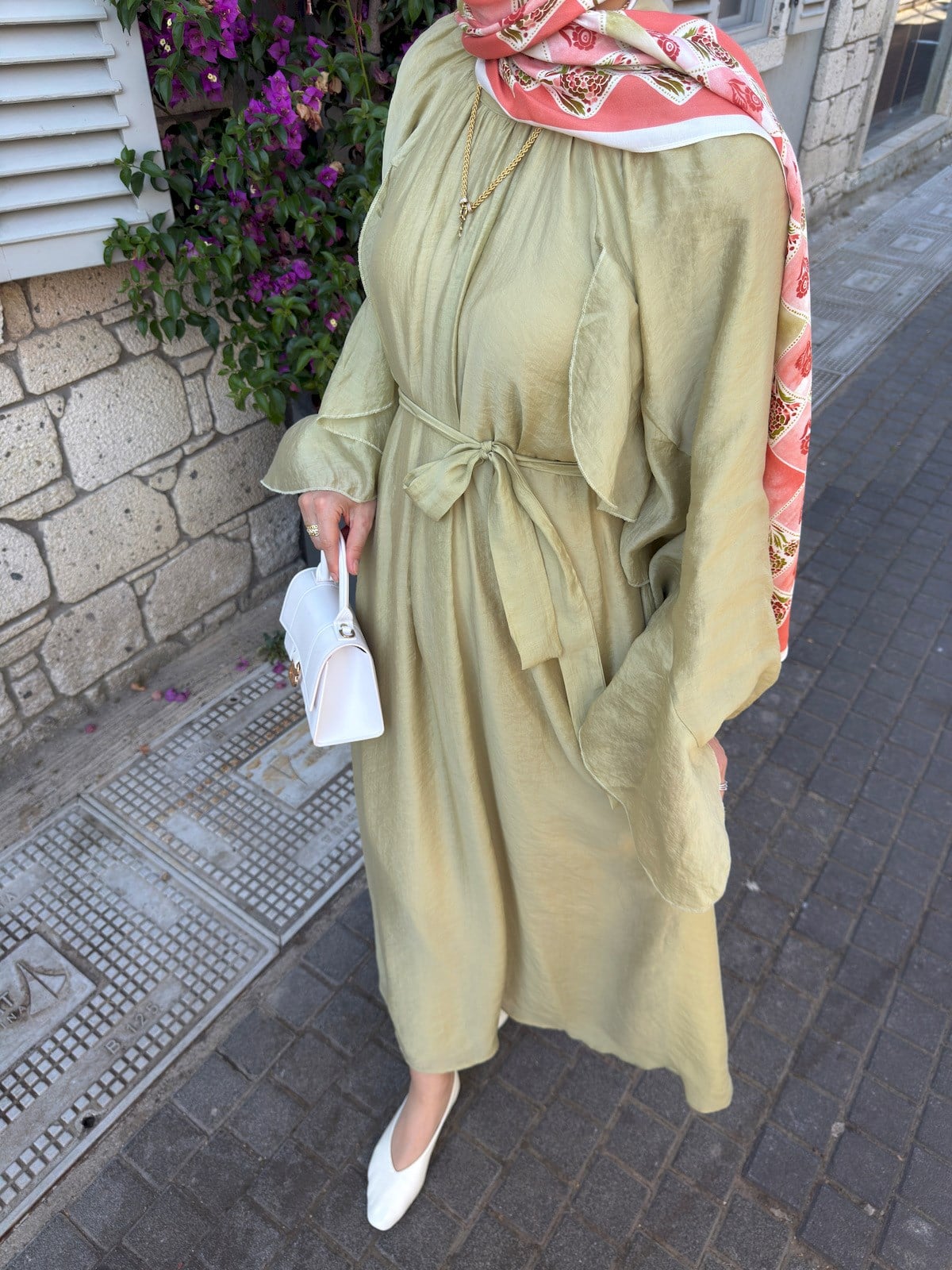 Yeşil Lilya Elbise