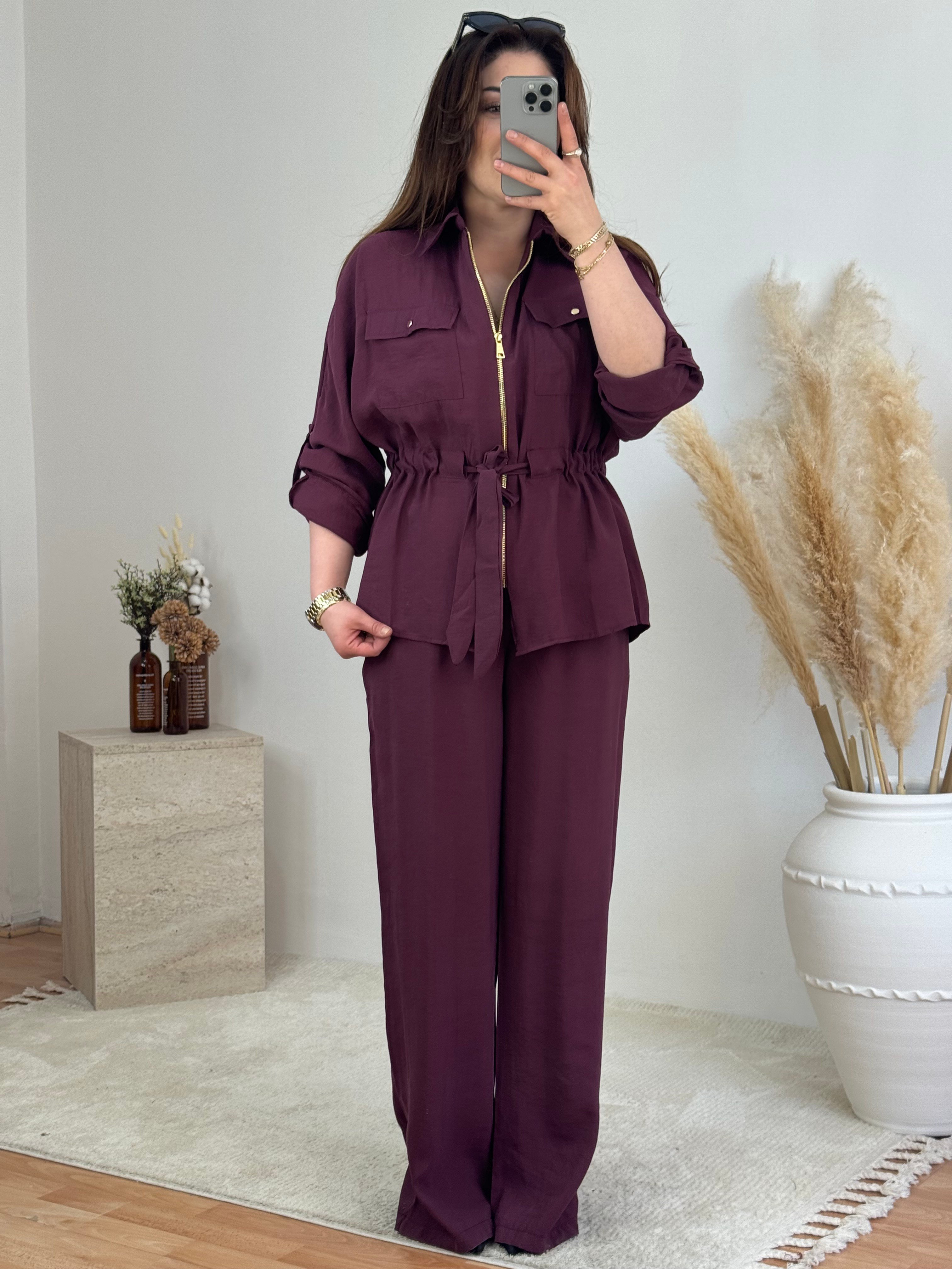 Soft Touch  İkili Takım- Mürdüm