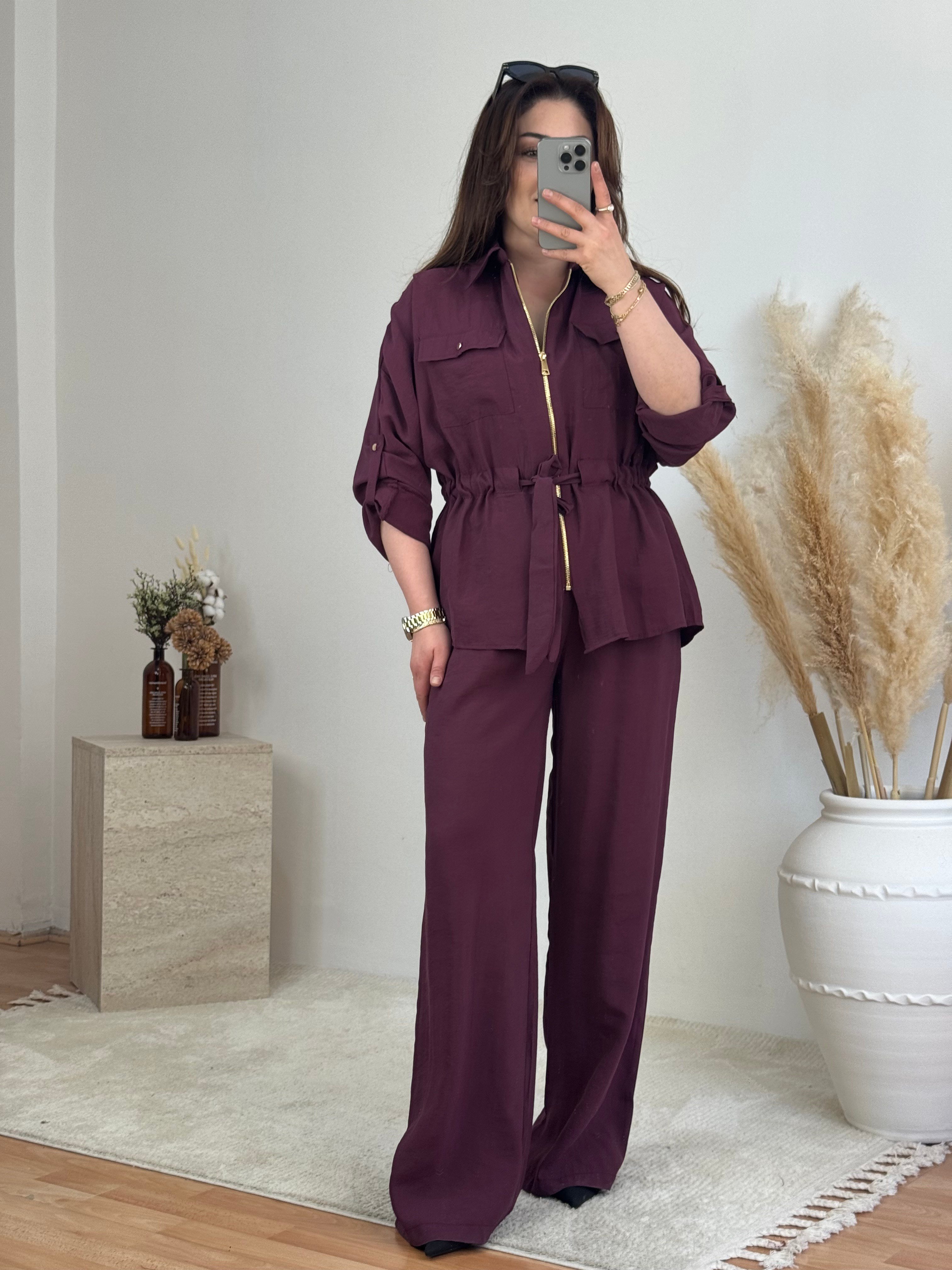 Soft Touch  İkili Takım- Mürdüm