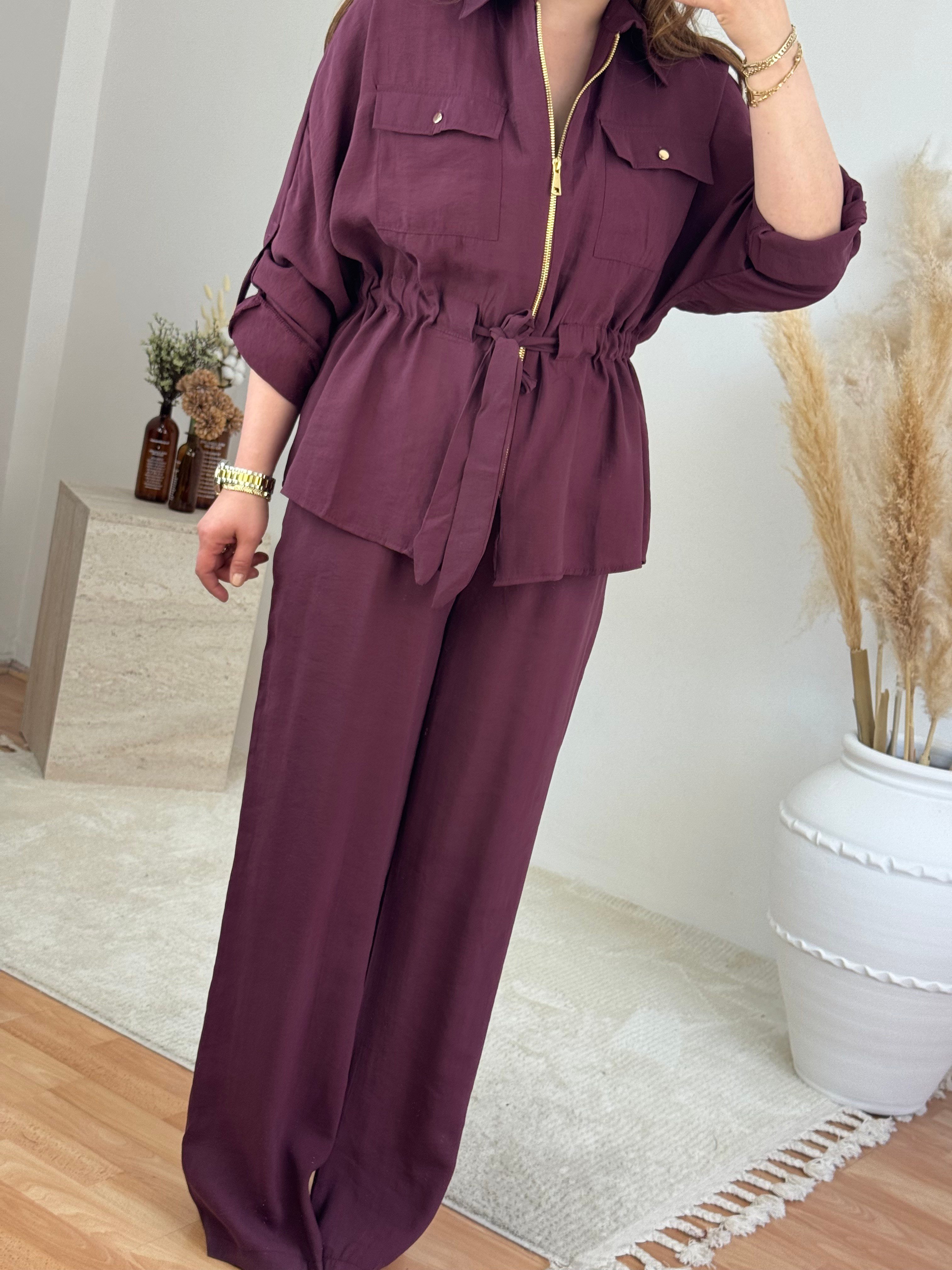 Soft Touch  İkili Takım- Mürdüm
