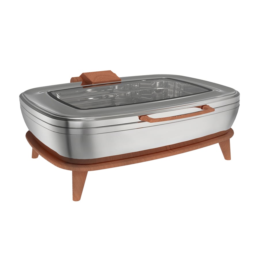 GN 1/1 TITAN CHAFING DISH Ahşap-9 Lt