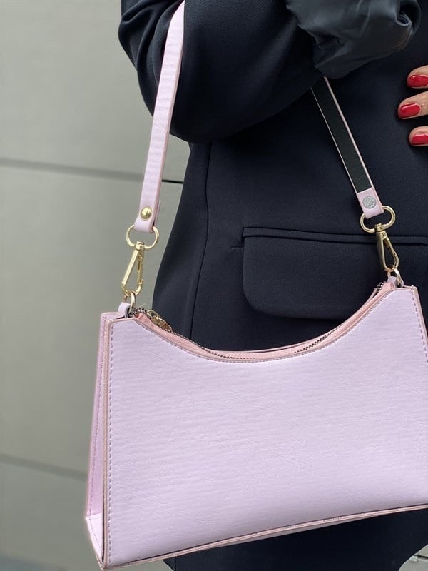 Alegra Lila Gold Detaylı Kol Çantası