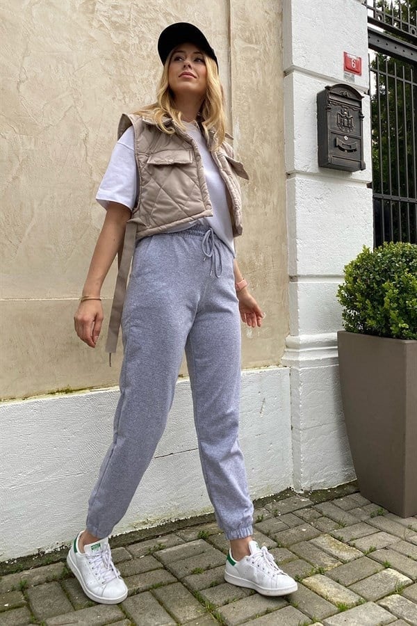 BEYAZ JOGGER EŞOFMAN ALTI