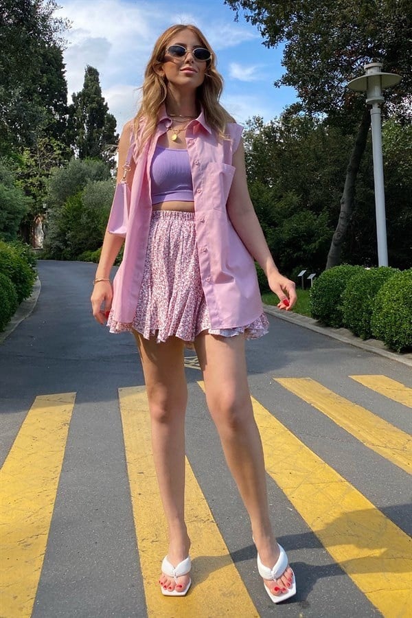 BEYAZ KOLSUZ POPLİN GÖMLEK