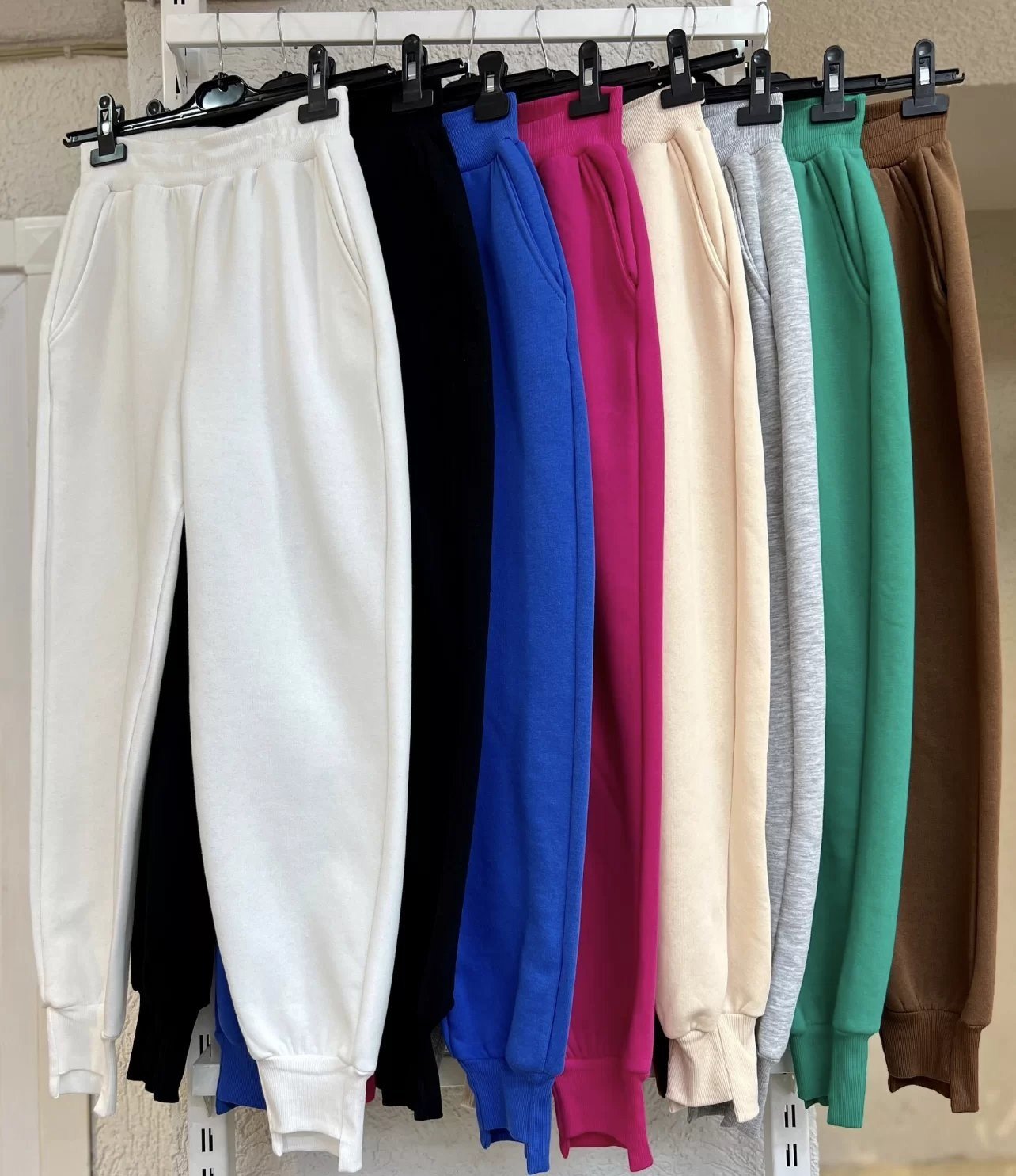 SAKS MAVİ ŞARDONLU PAÇA DETAYLI JOGGER EŞOFMAN