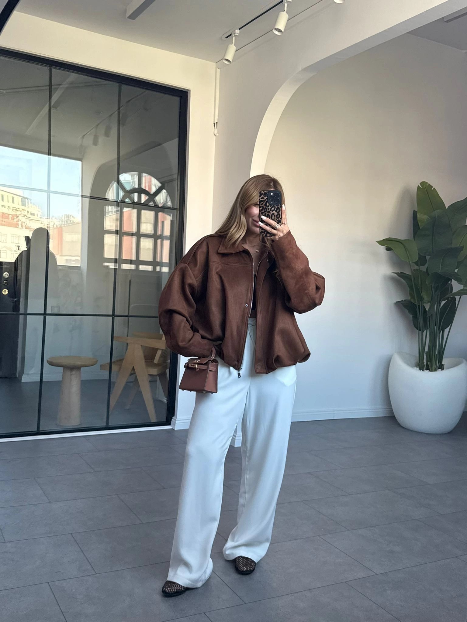 TABA SÜET BOMBER CEKET