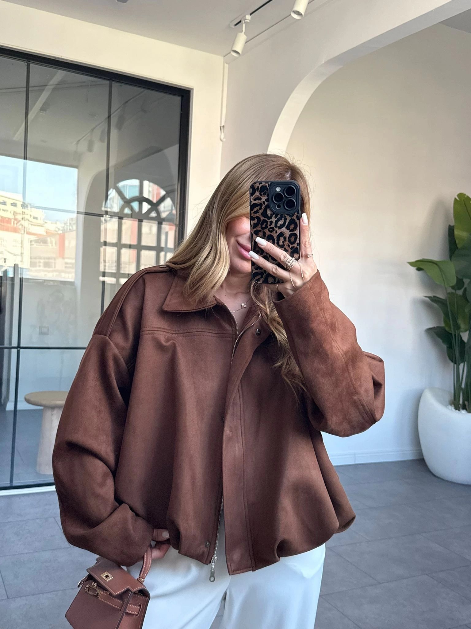 TABA SÜET BOMBER CEKET