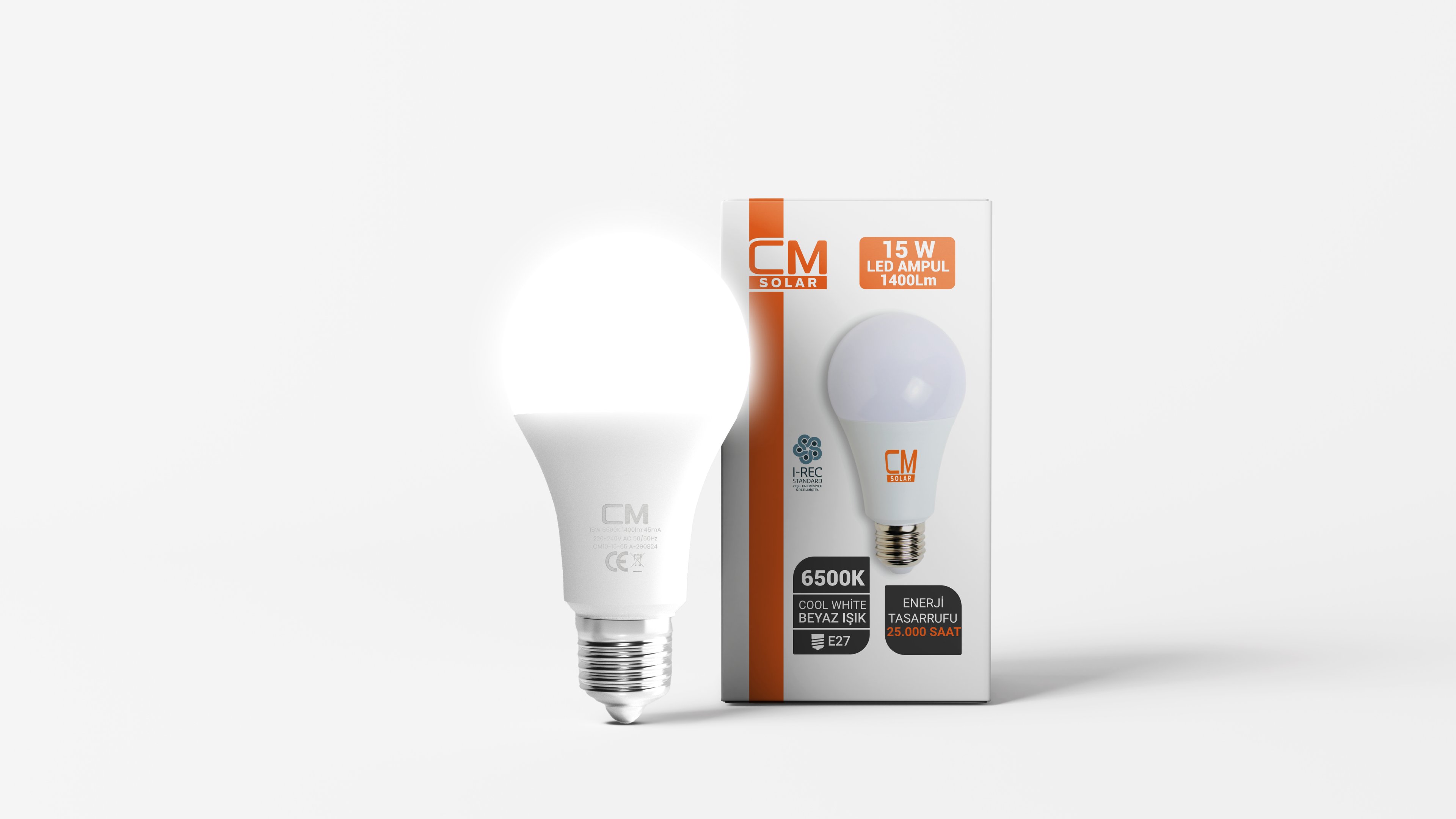 15w E27 Duy Beyaz Işık Led Ampül - Enerji Tasarruflu 6500K Ev Aydınlatması