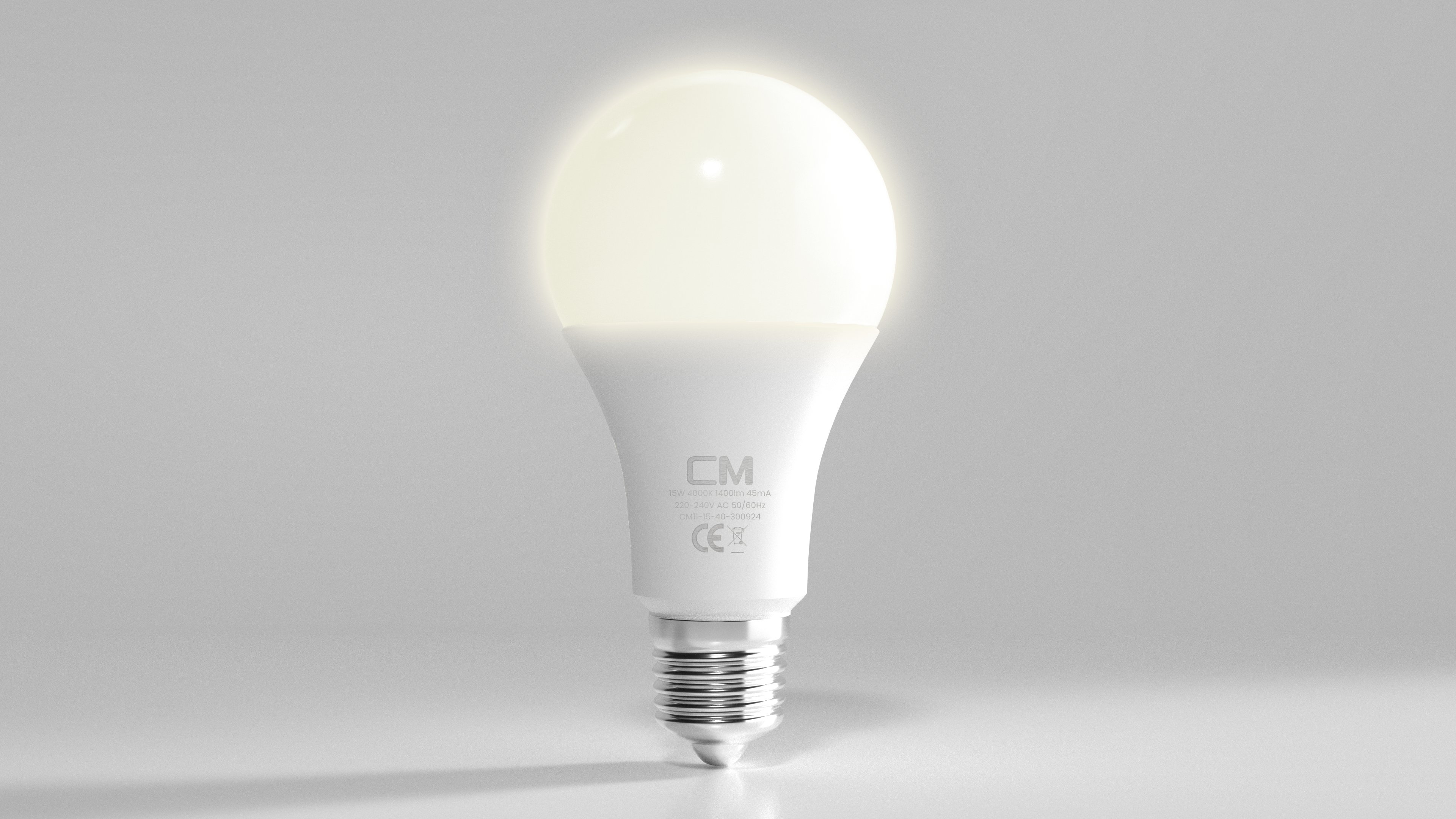 15w E27 Duy Gün Işığı Led Ampül - Enerji Tasarruflu 4000K Ev Aydınlatması