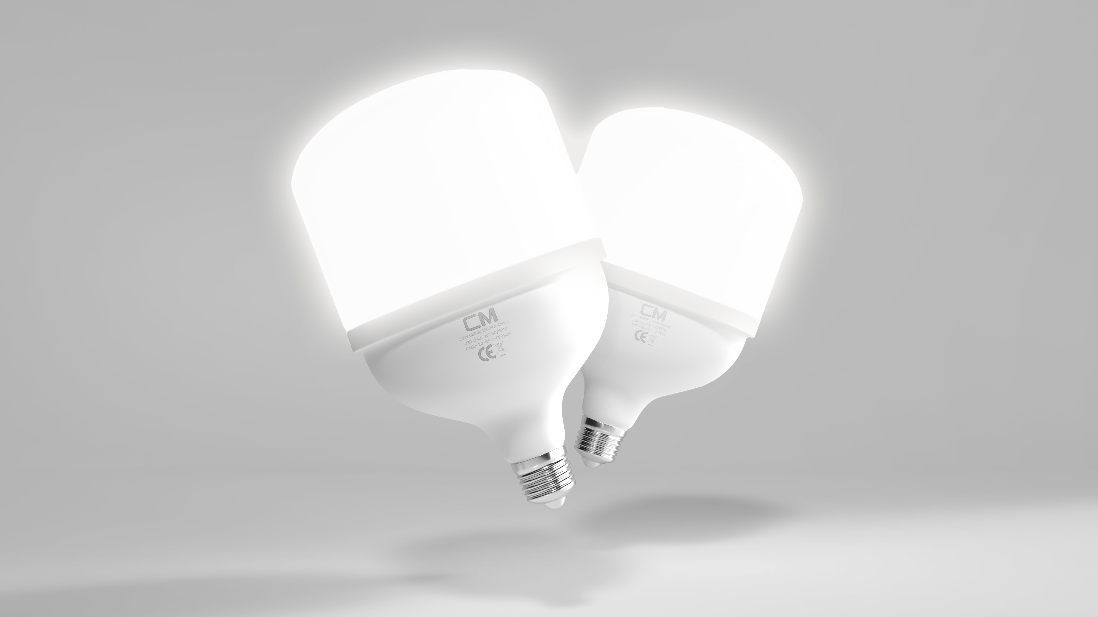 CM 20W E27 Torch Tip LED Ampul 6500K Beyaz Işık – Yüksek Parlaklık Tasarruflu LED Ev Ampulü