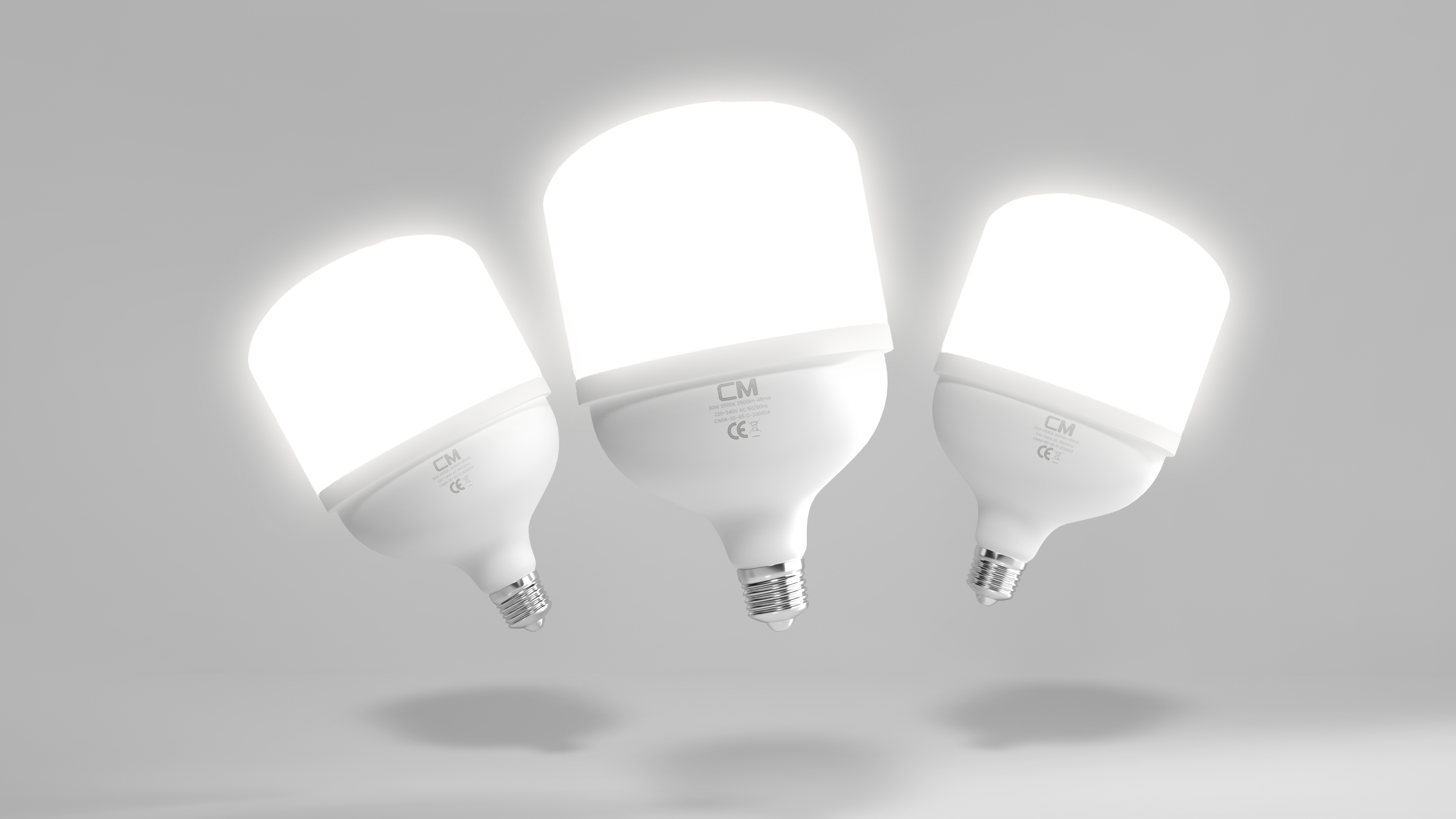 CM 30W E27 Torch Tip LED Ampul 6500K Beyaz Işık – Yüksek Parlaklık Tasarruflu LED Ev Ampulü