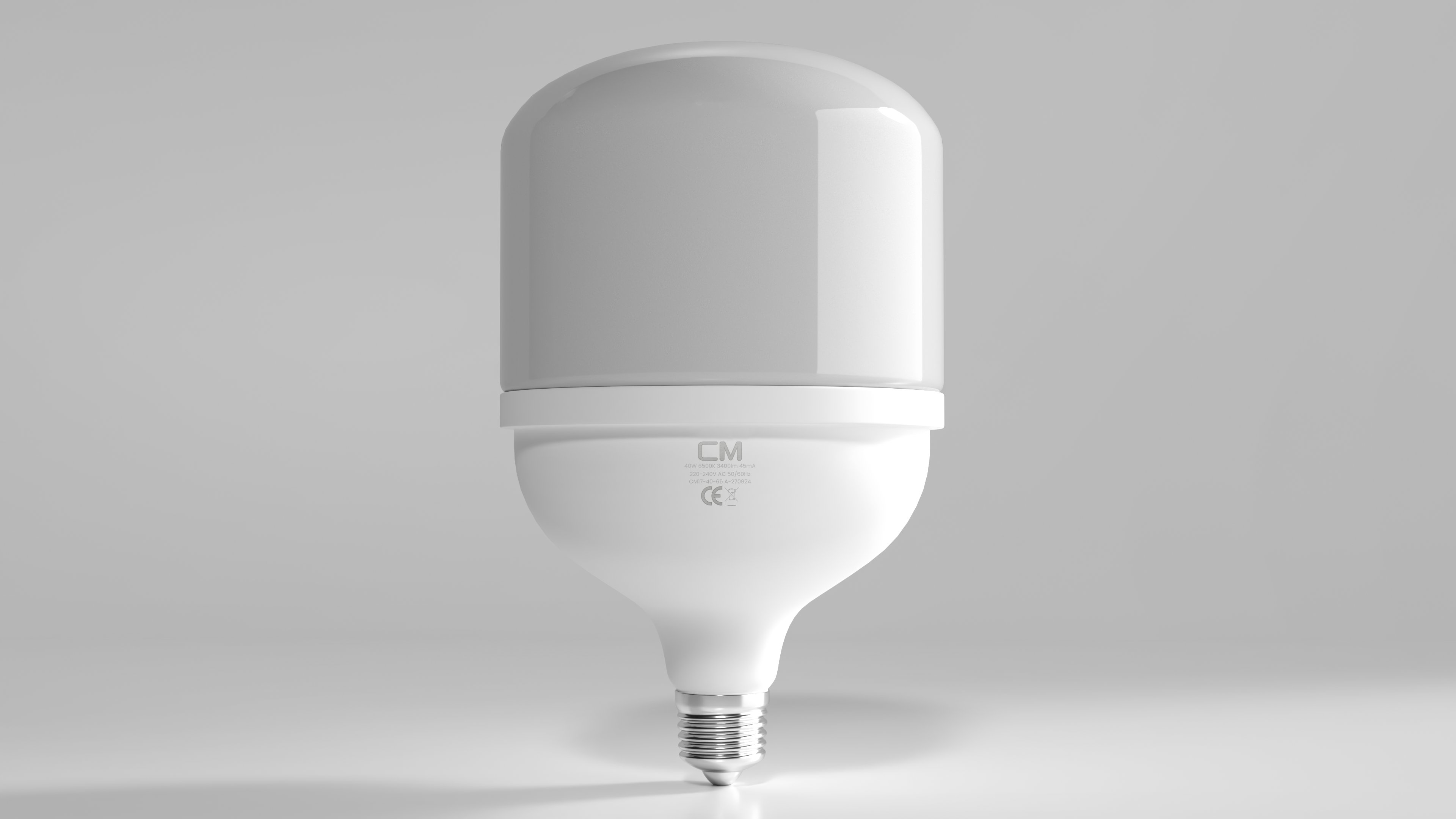 CM 40W E27 Torch Tip LED Ampul 6500K Beyaz Işık – Yüksek Parlaklık Enerji Tasarruflu LED Ev Ampulü