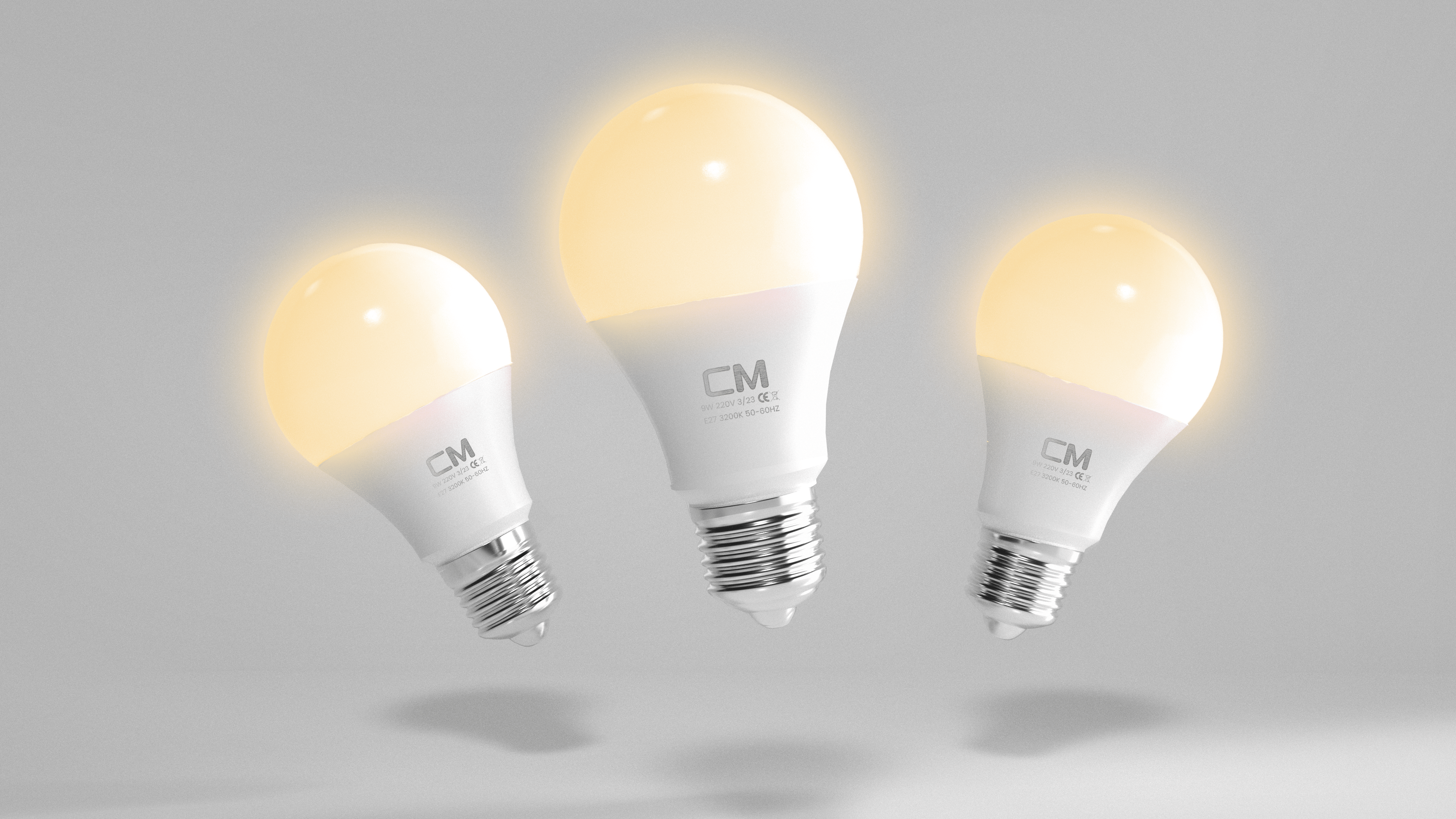 CM 9W E27 LED Ampul 3200K Sarı Işık – Enerji Tasarruflu Uzun Ömürlü Ev Aydınlatma Ampulü