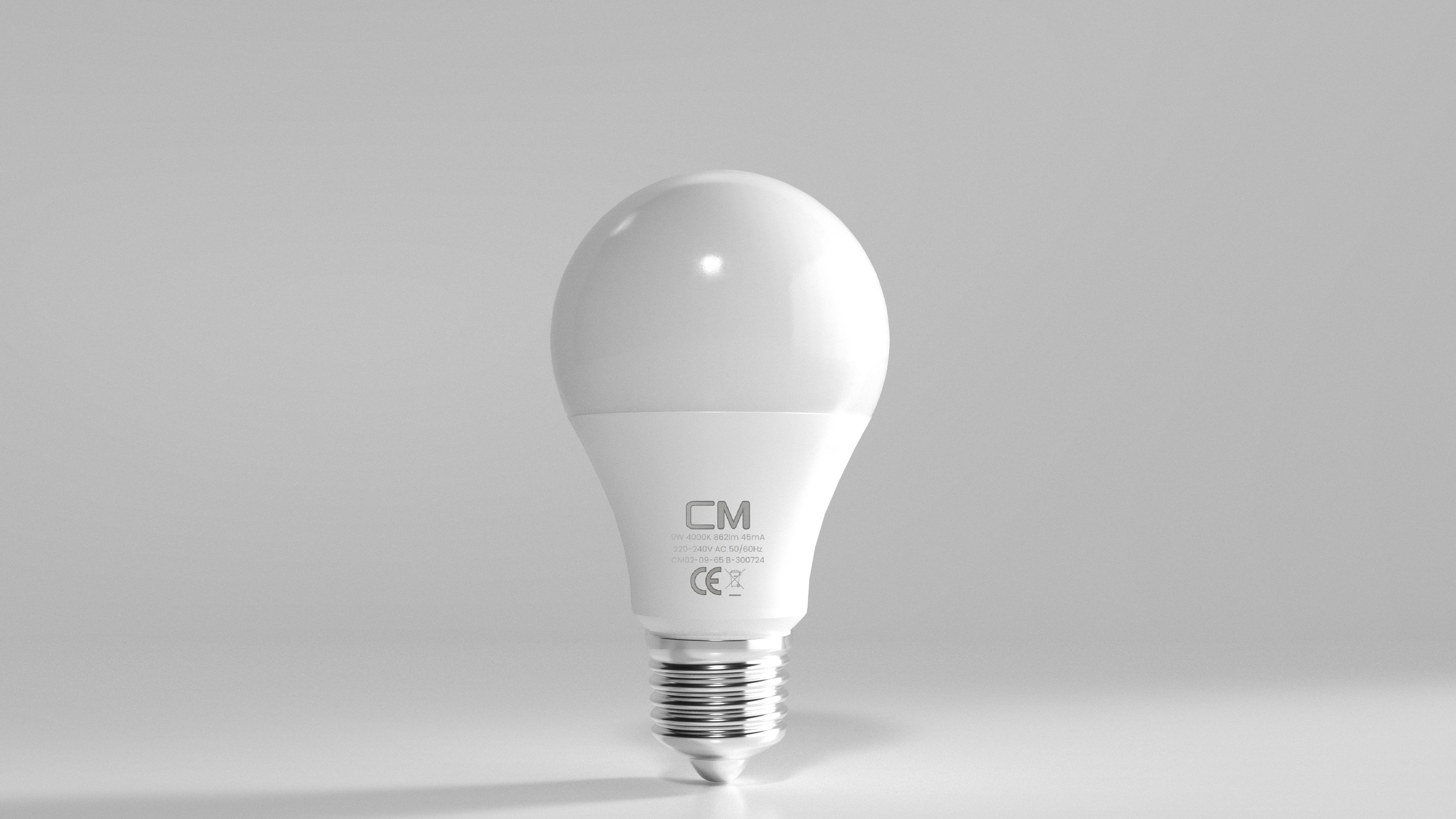 CM 9W E27 LED Ampul 4000K Gün Işığı – Enerji Tasarruflu Uzun Ömürlü Ev Aydınlatma Ampulü