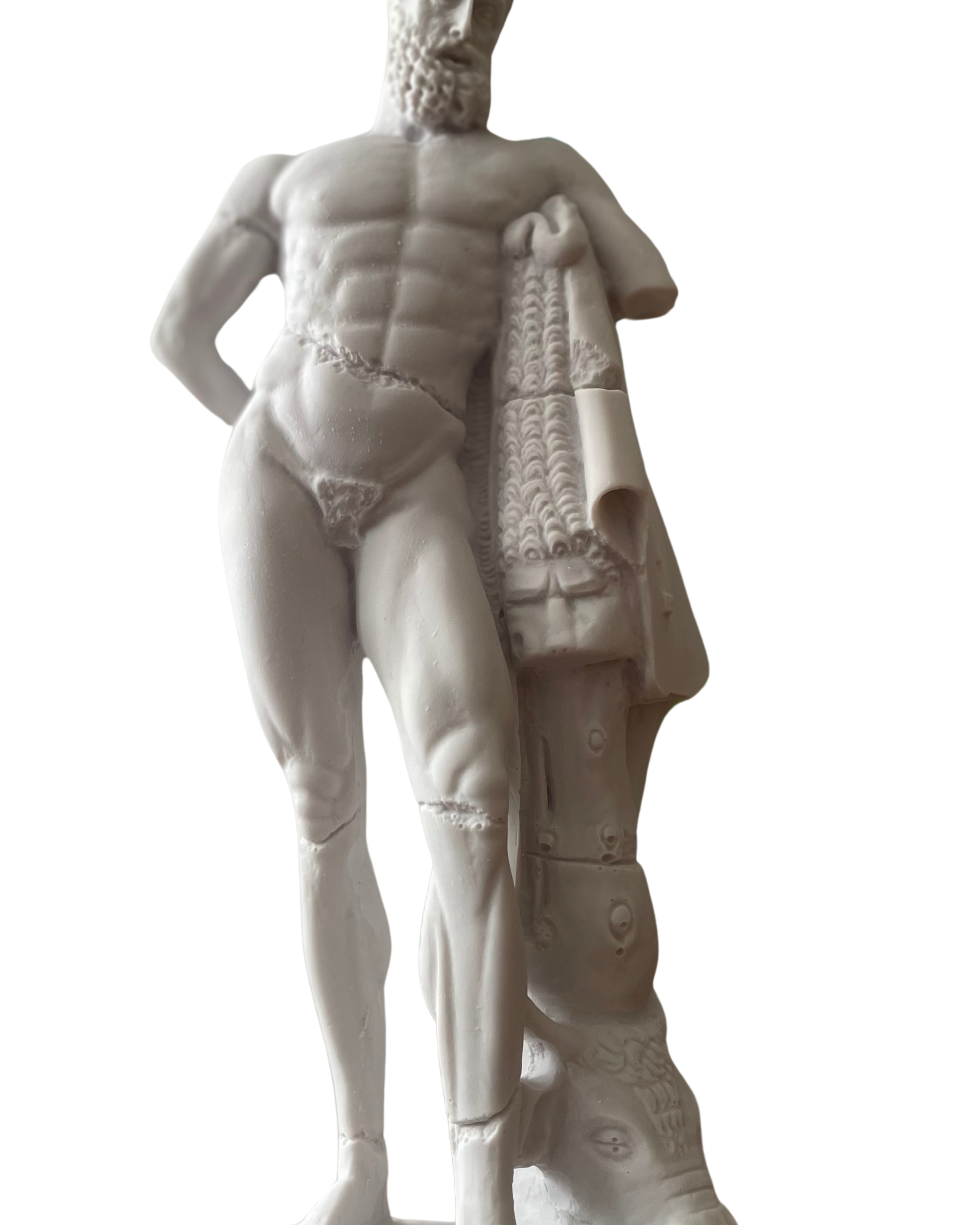 Yorgun Herakles (Herkül) Heykeli - Klasik Antik Yunan Sanat Objesi