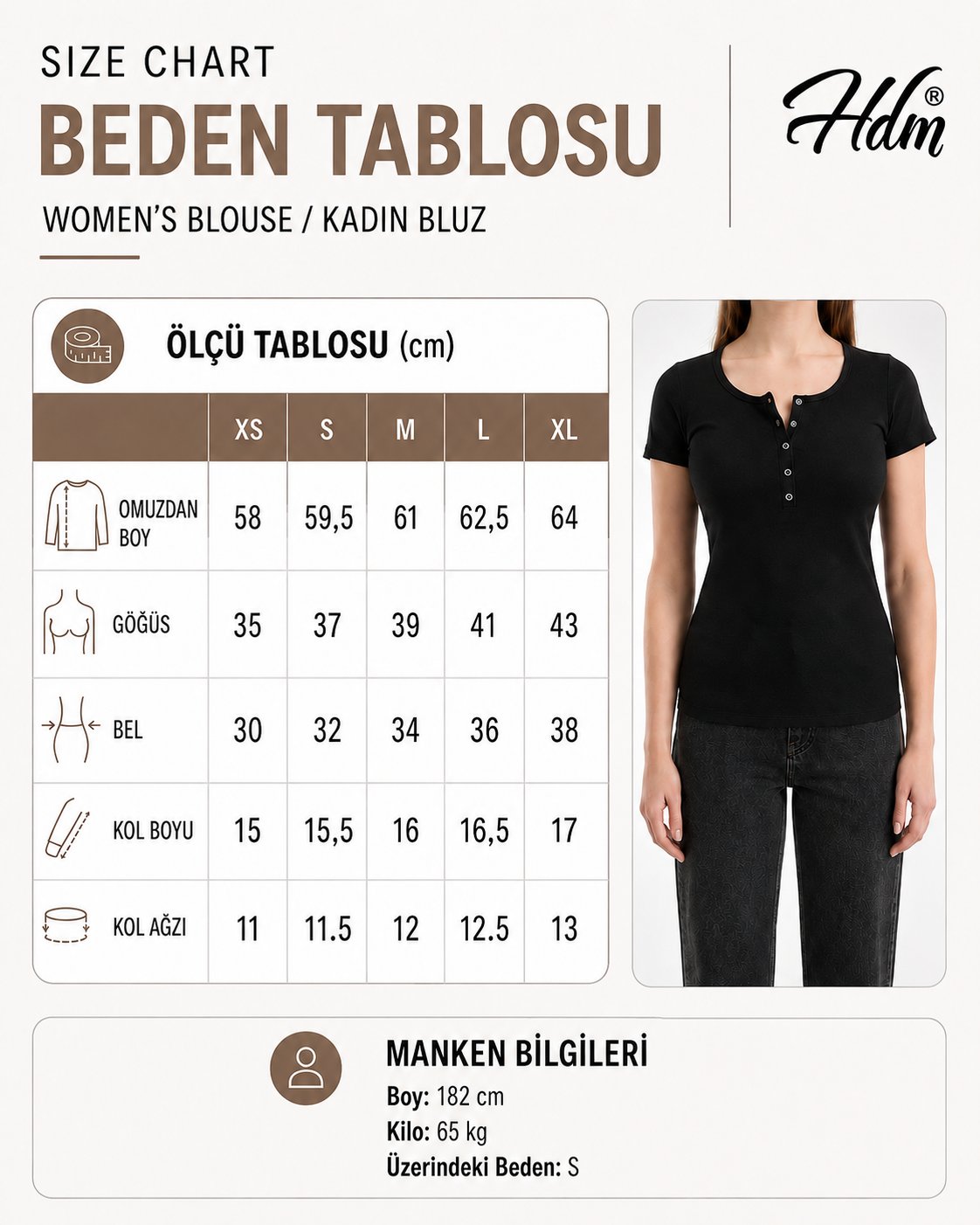 Hdm Kadın Esnek Fitilli Yakası Çıtçıtlı Pembe Kısa Kol Basic Örme Bluz - H5993