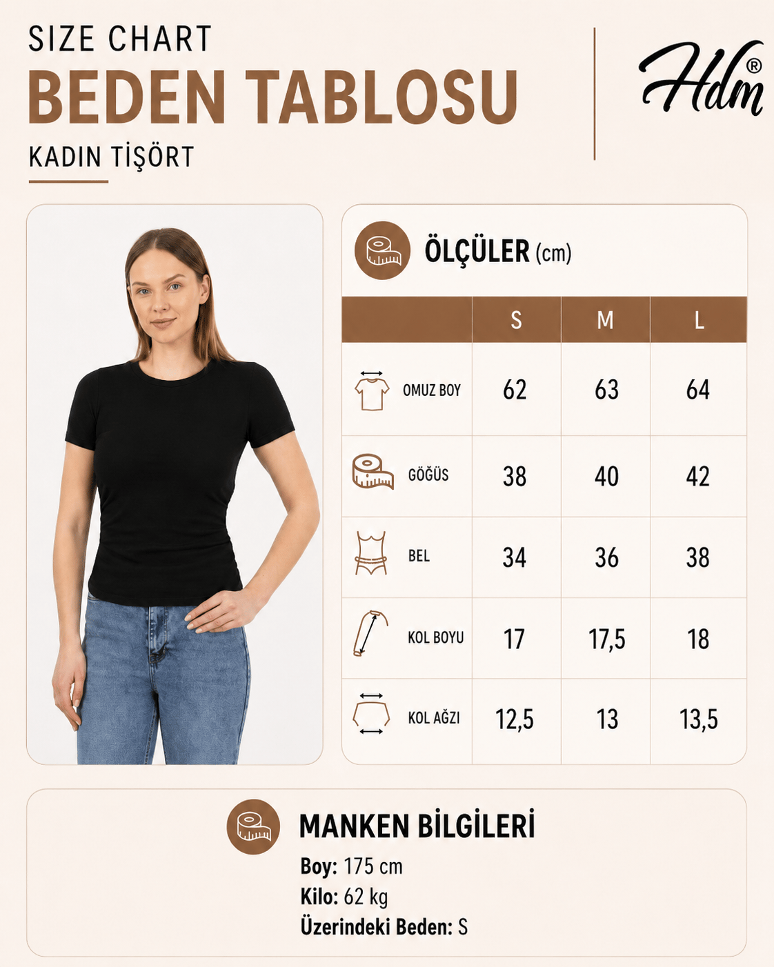 Hdm Kadın Siyah Bisiklet Yaka Yandan Büzgülü Basic Tişört - H6059