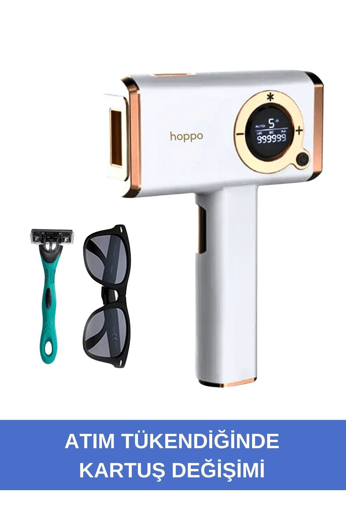 Ipl Buz Lazer Epilasyon Cihazı Plus 999.999 Flas Atım