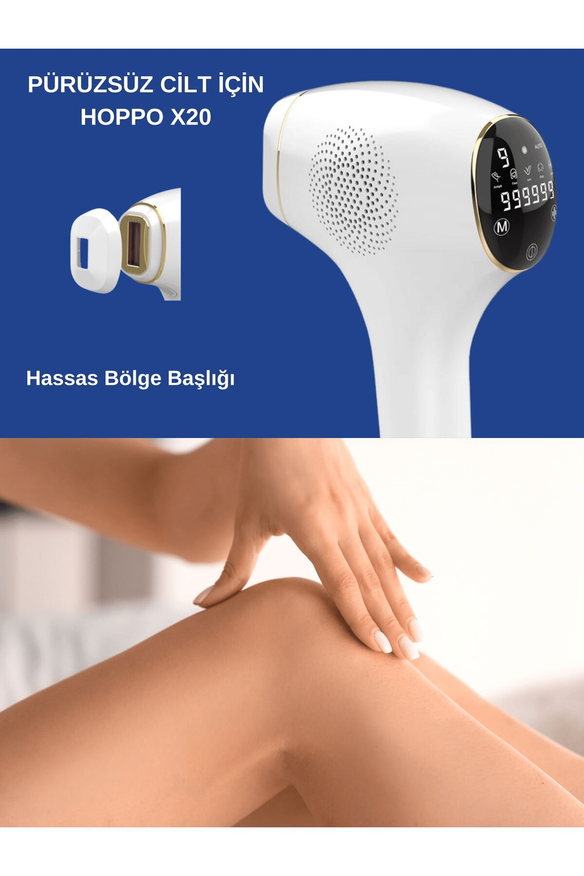 X20 Ipl Buz Lazer Epilasyon Cihazı 999.999 Flash Atım Dkunmatik Ekran