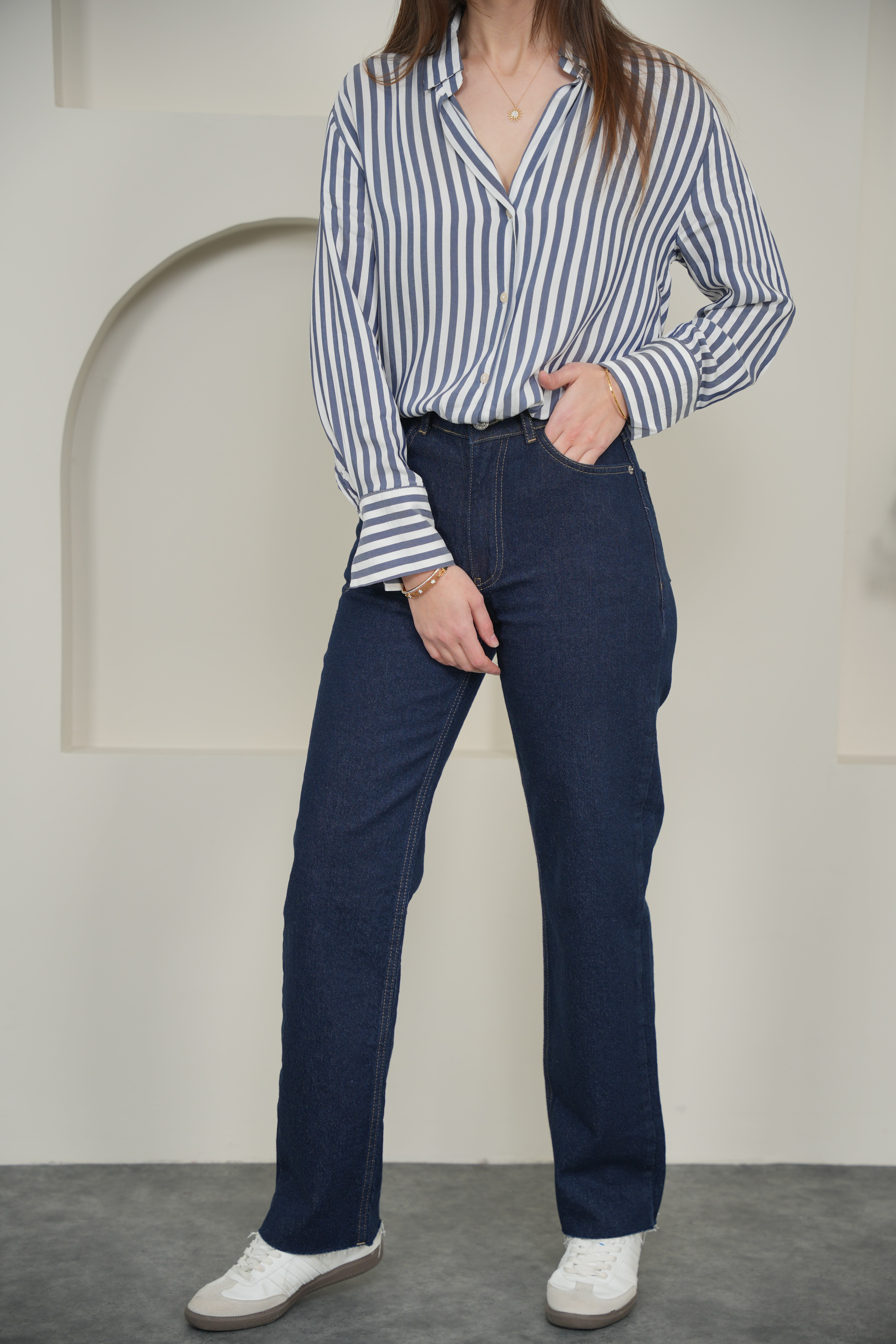  Düz Kesim Straight Jean
