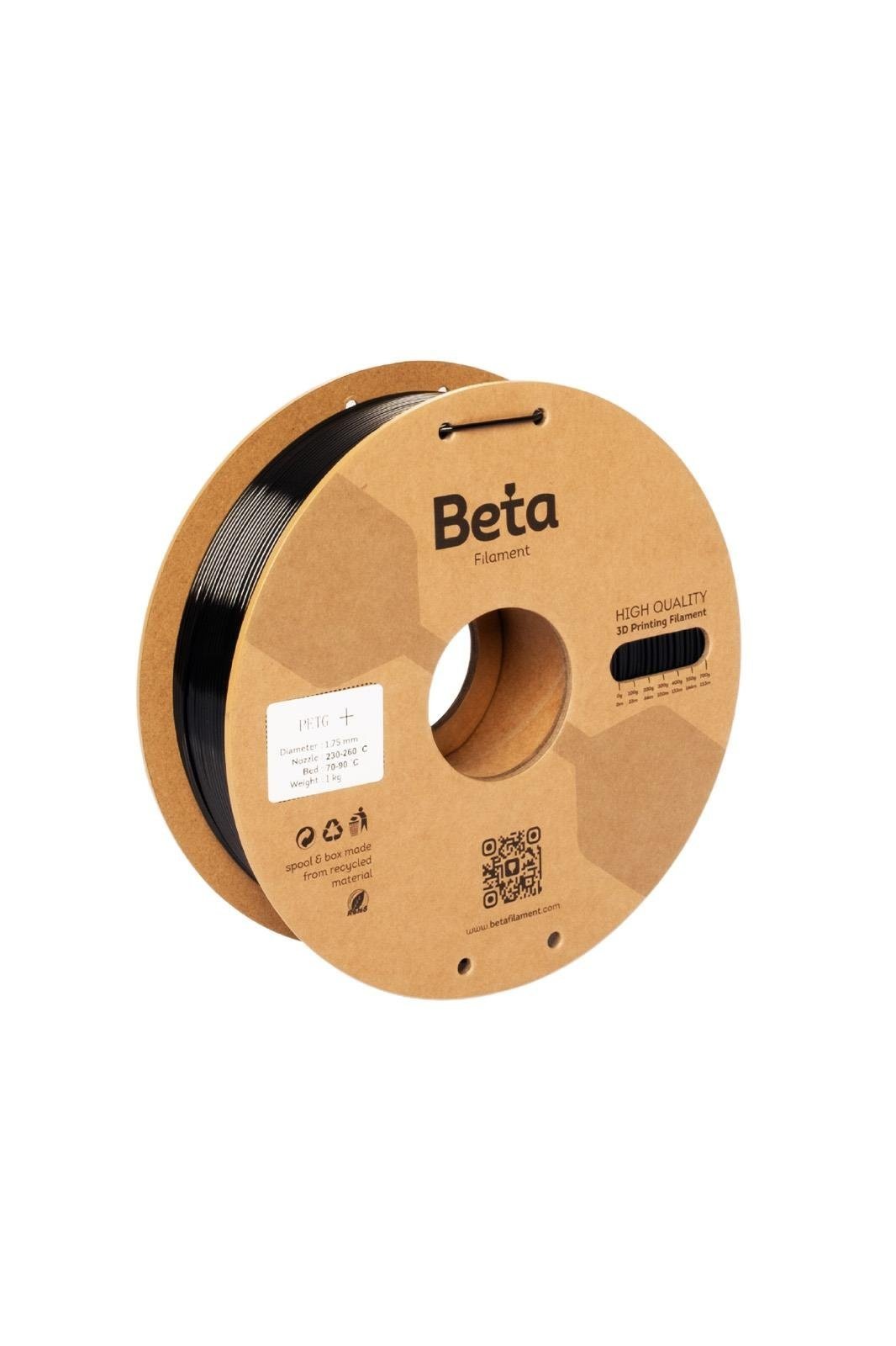 Beta PETG+Black Filament