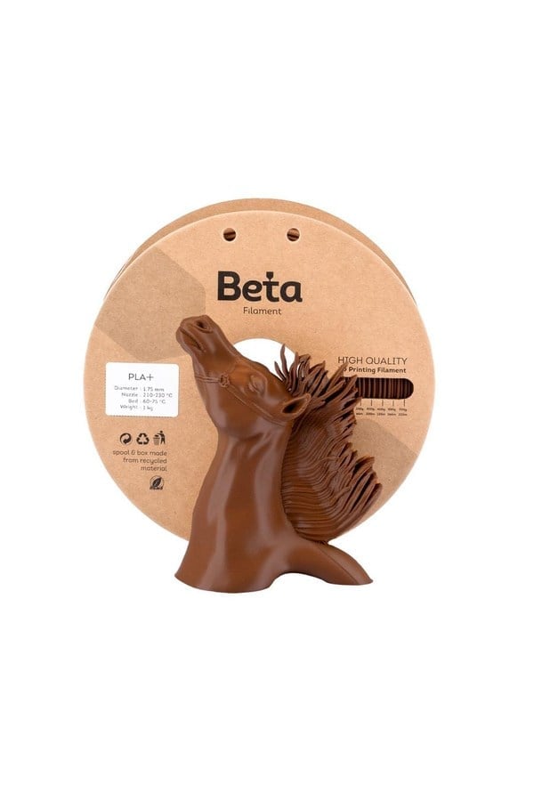 Beta PLA+ Brown Filament 1.75mm 1kg