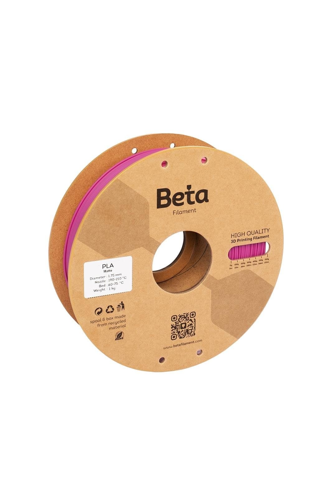Beta PLA-Matte Peach Filament 1.75mm 1kg