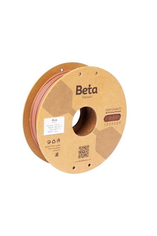 Beta PLA-Matte Terracotta Filament 1.75mm 1kg