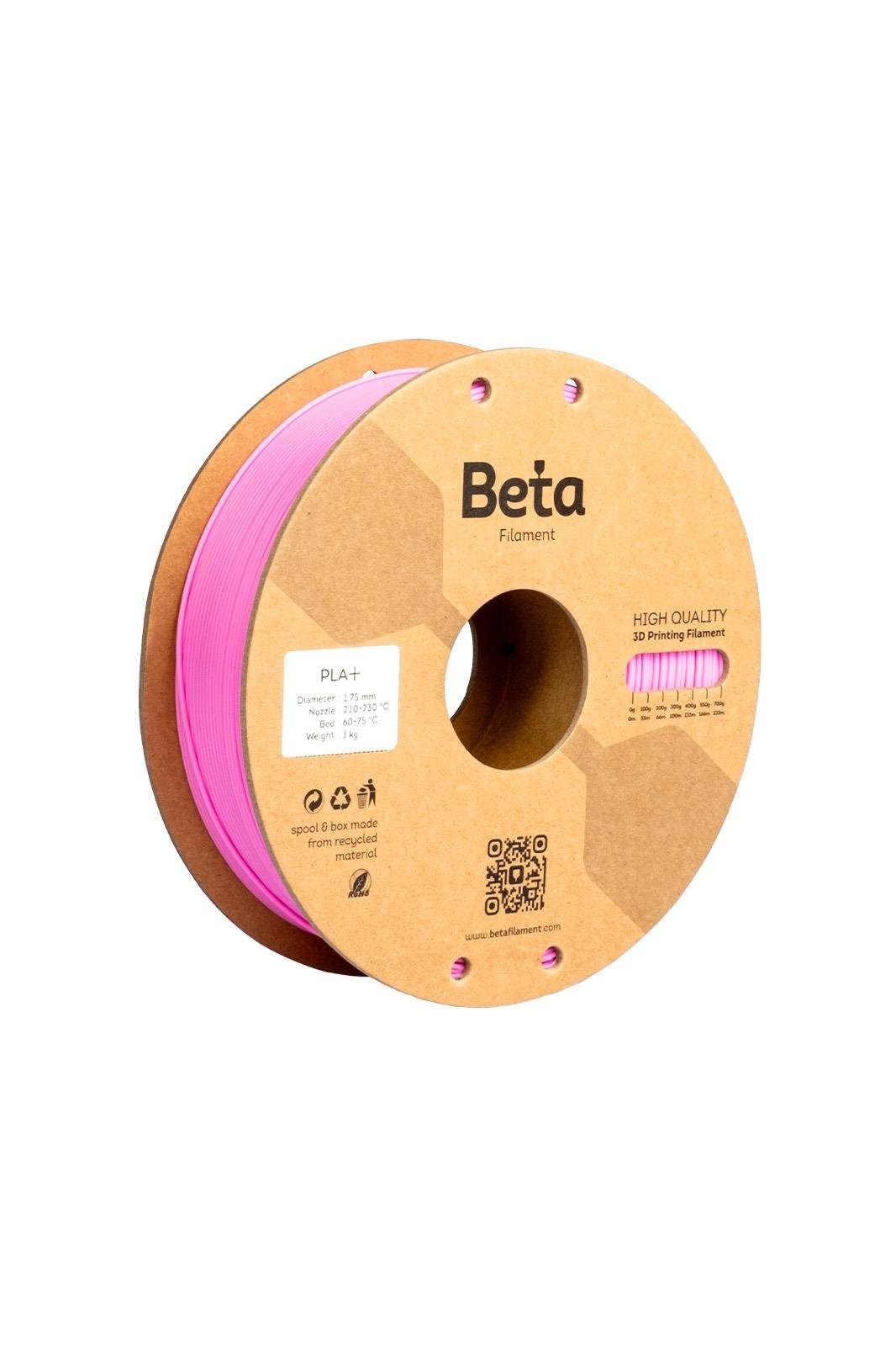 Beta PLA+ Rose Pink Filament 1.75mm 1kg