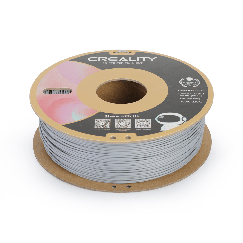 Creality CR PLA Matte Grey Filament 1.75mm 1kg